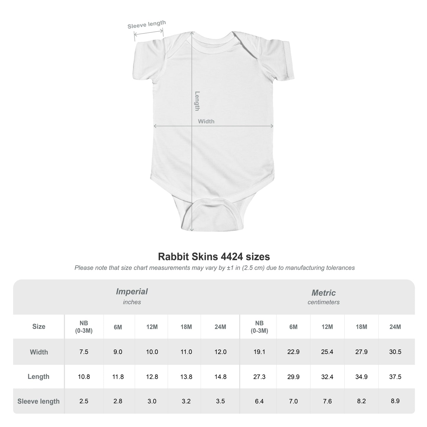 Baby Bodysuit - Canadian Beaver Holding Balloons