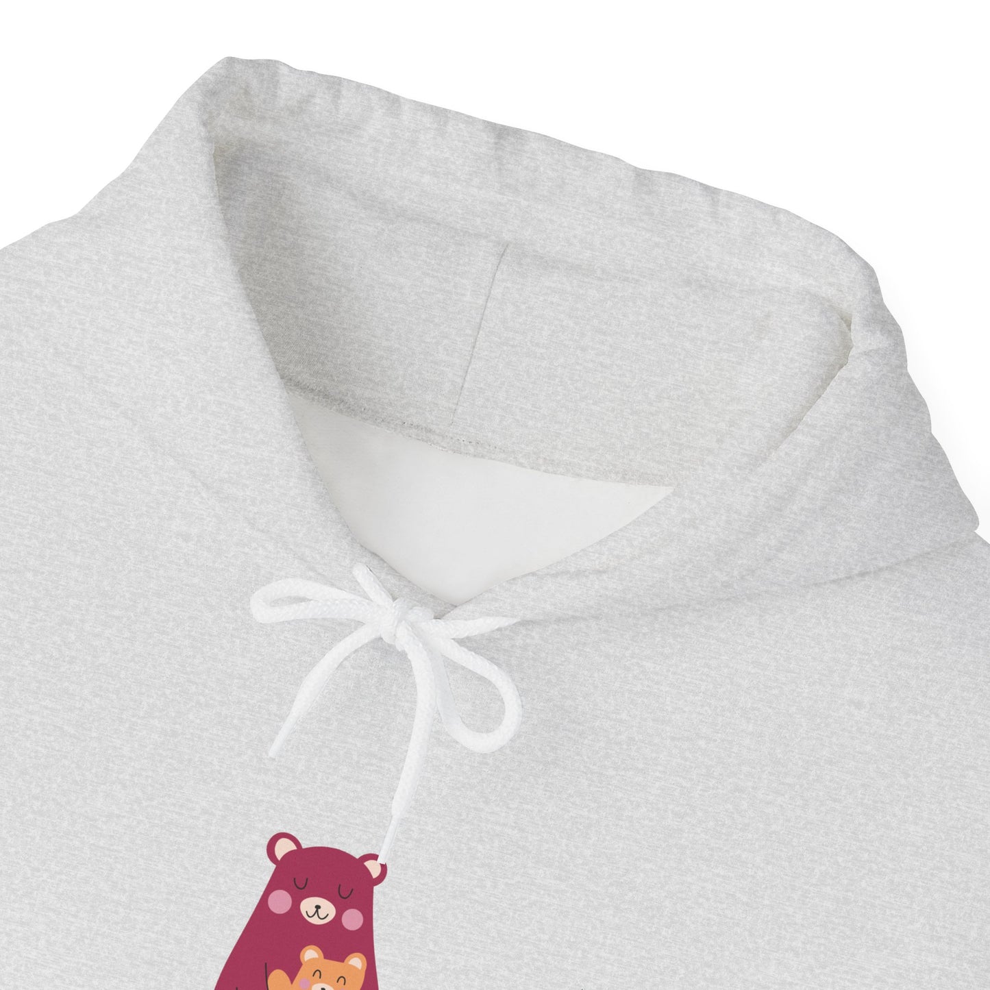 Unisex Hooded Sweatshirt- Pink Mama Bear