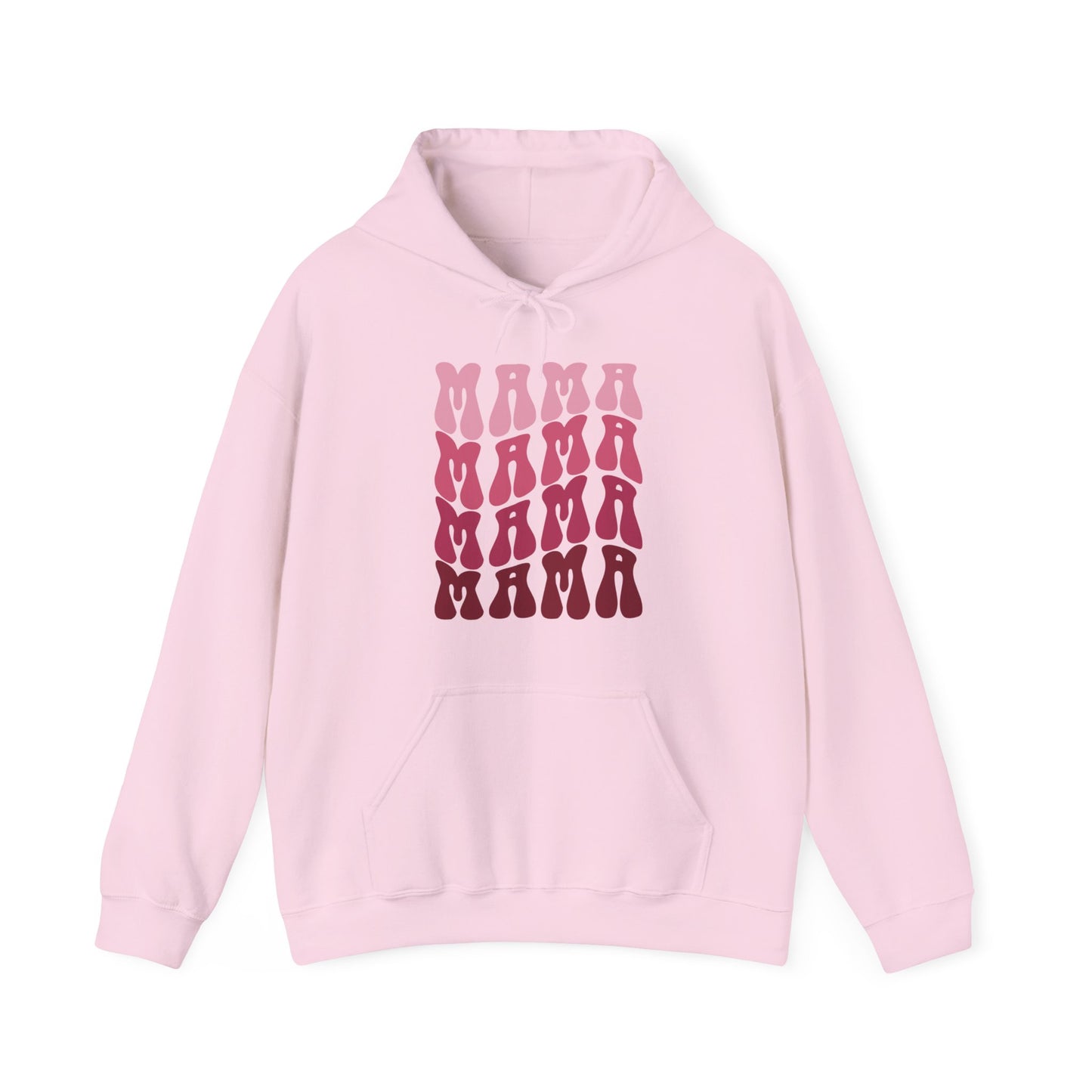 Unisex Hooded Sweatshirt- Mama print in pink