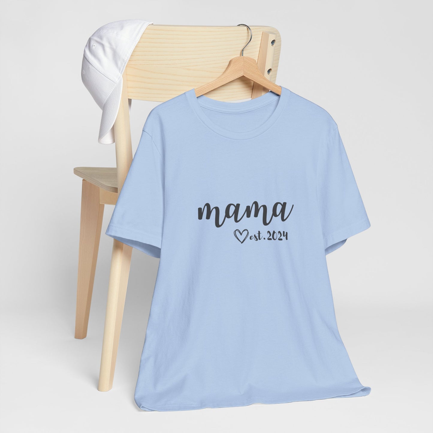 Unisex Jersey Short Sleeve Tee- MAMA EST 2024