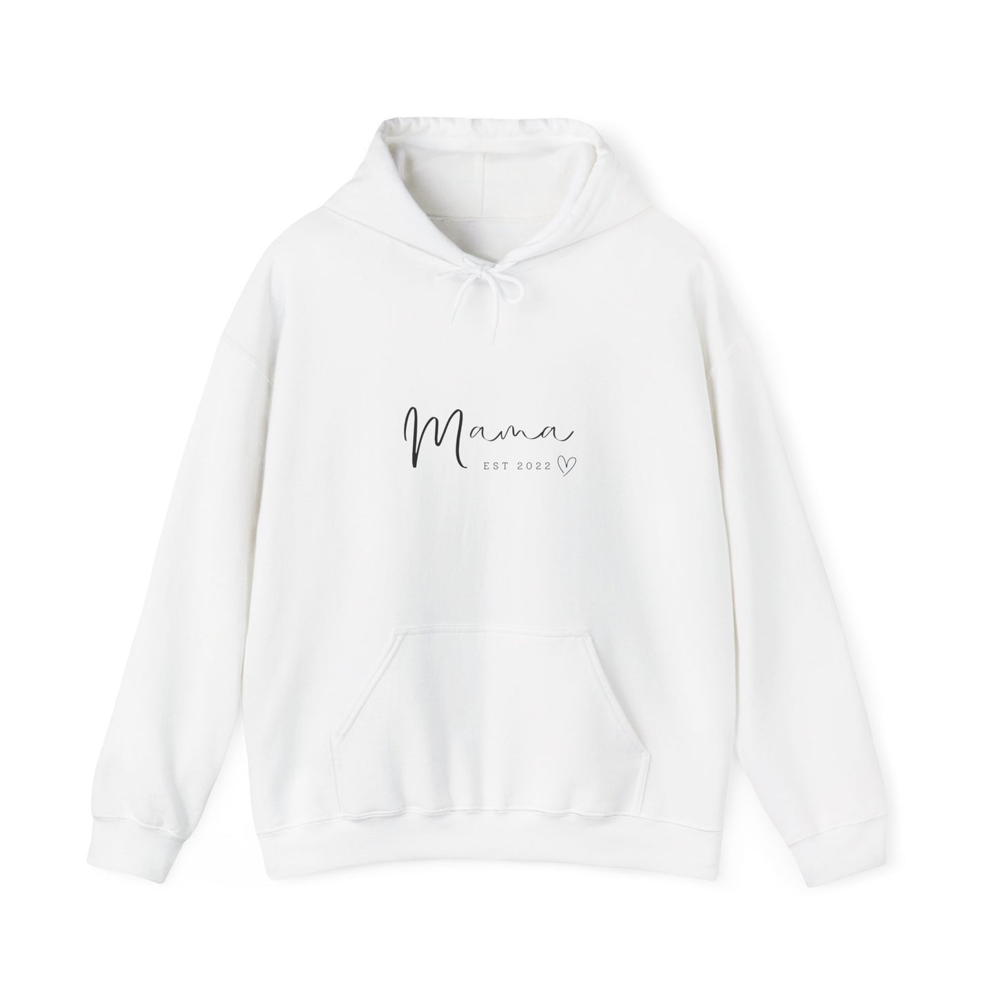 Unisex Hooded Sweatshirt- MAMA EST 2022
