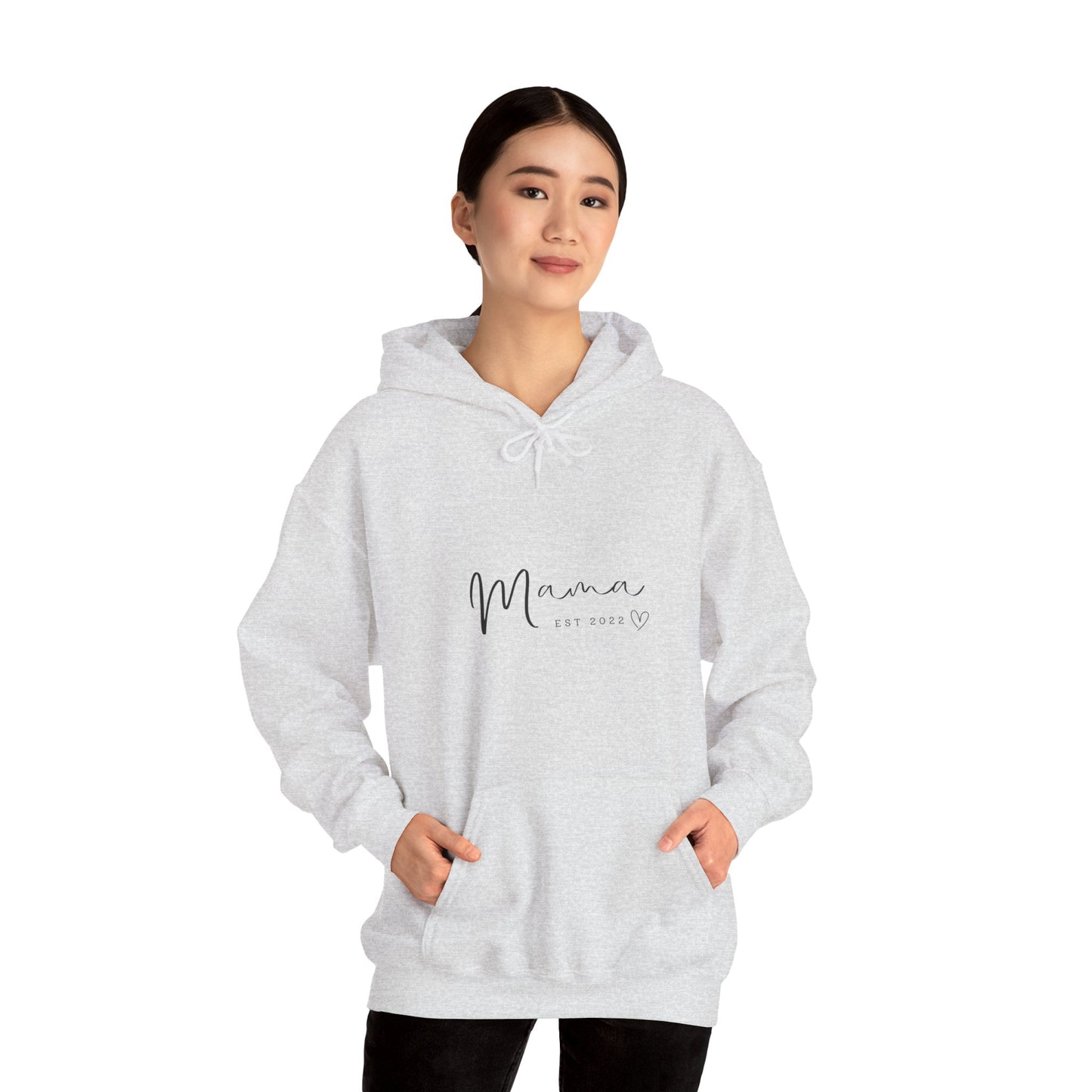 Unisex Hooded Sweatshirt- MAMA EST 2022