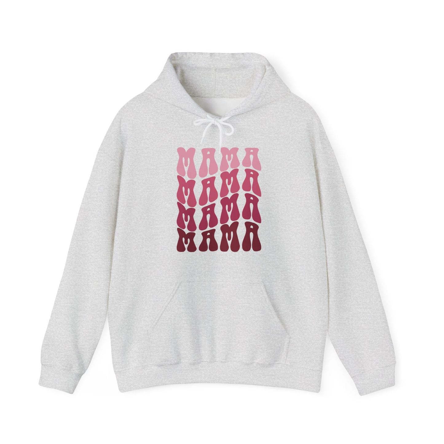 Unisex Hooded Sweatshirt- Mama print in pink