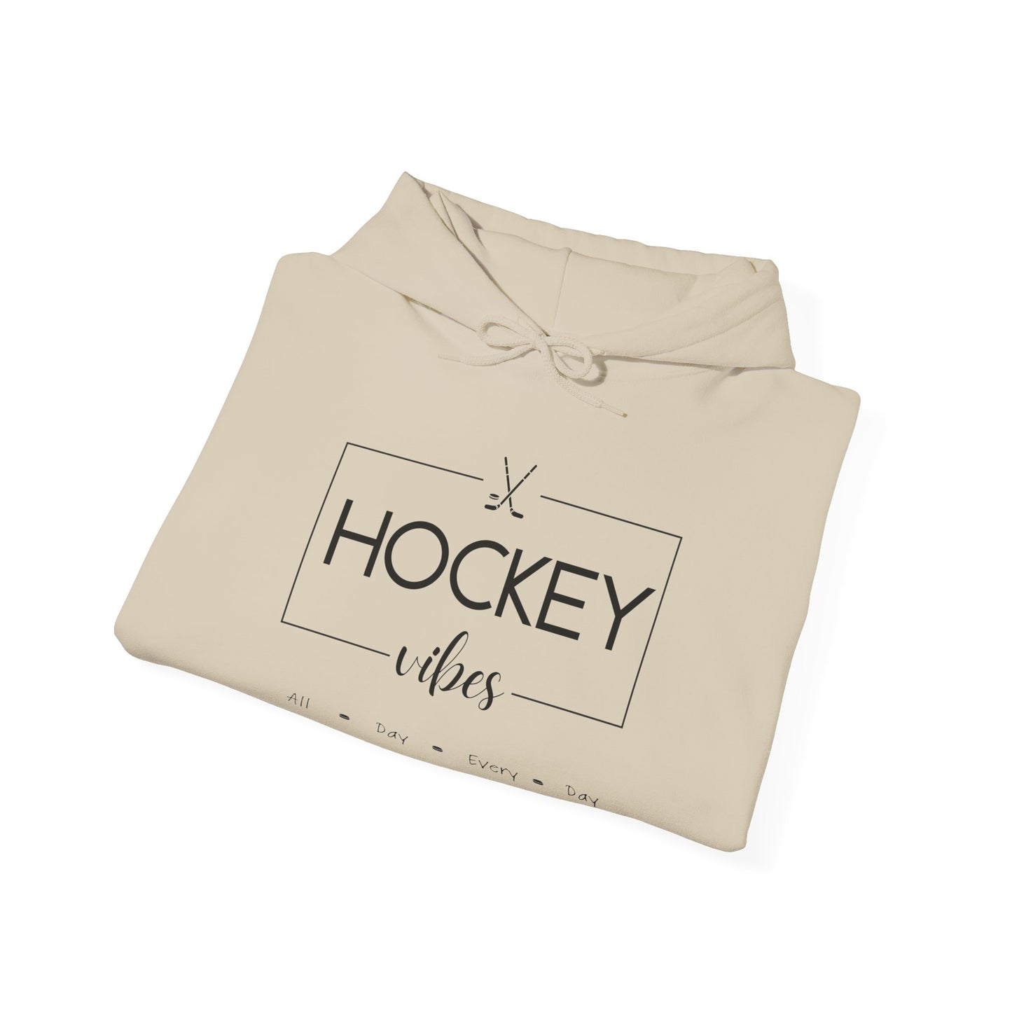 Unisex Hooded Sweatshirt-Hockey Vibes