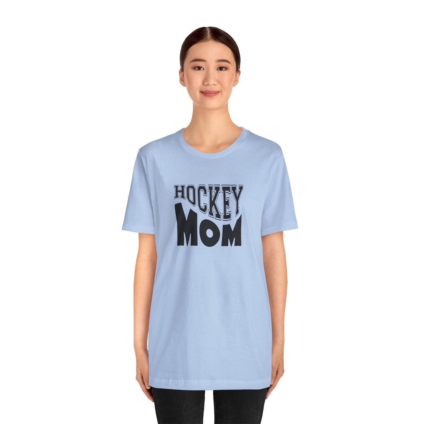 Unisex Jersey Short Sleeve Tee- HOCKEY MOM