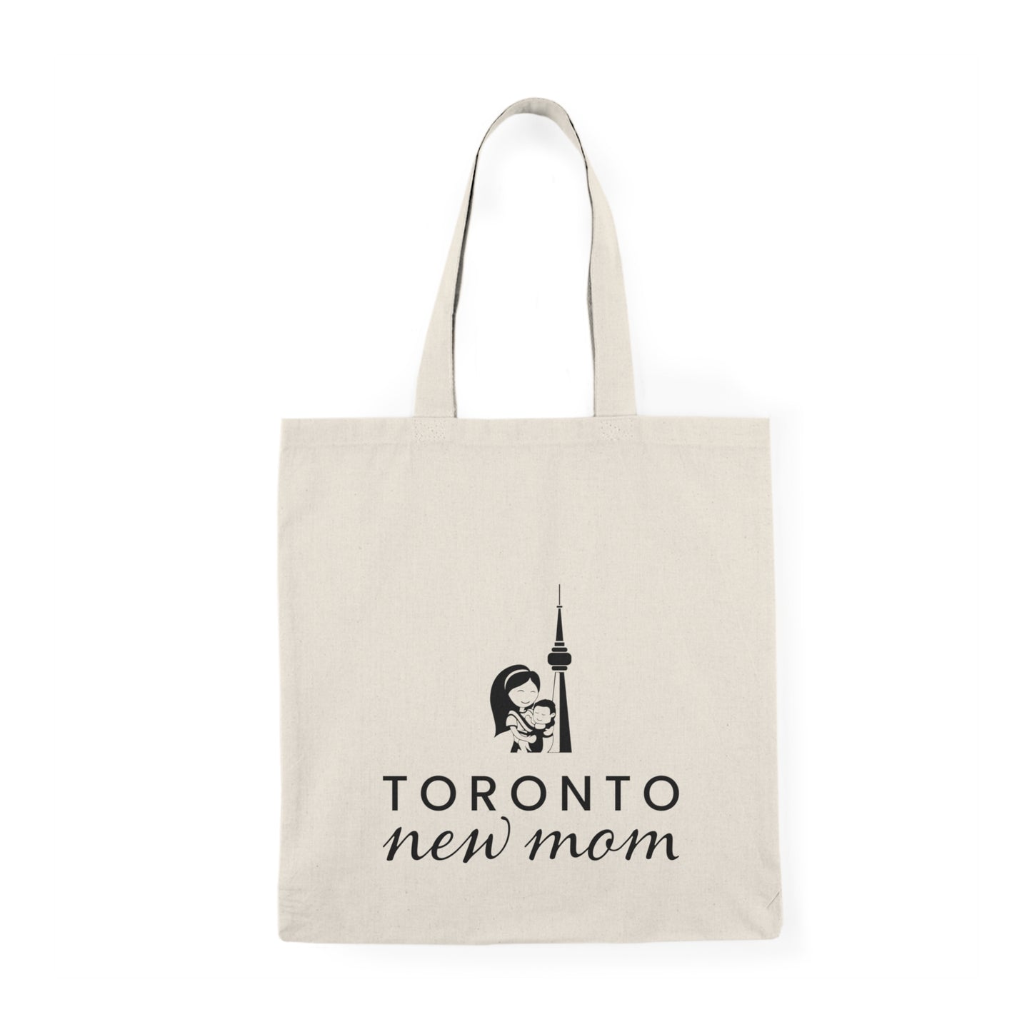 Natural Tote Bag - Toronto New Mom Print