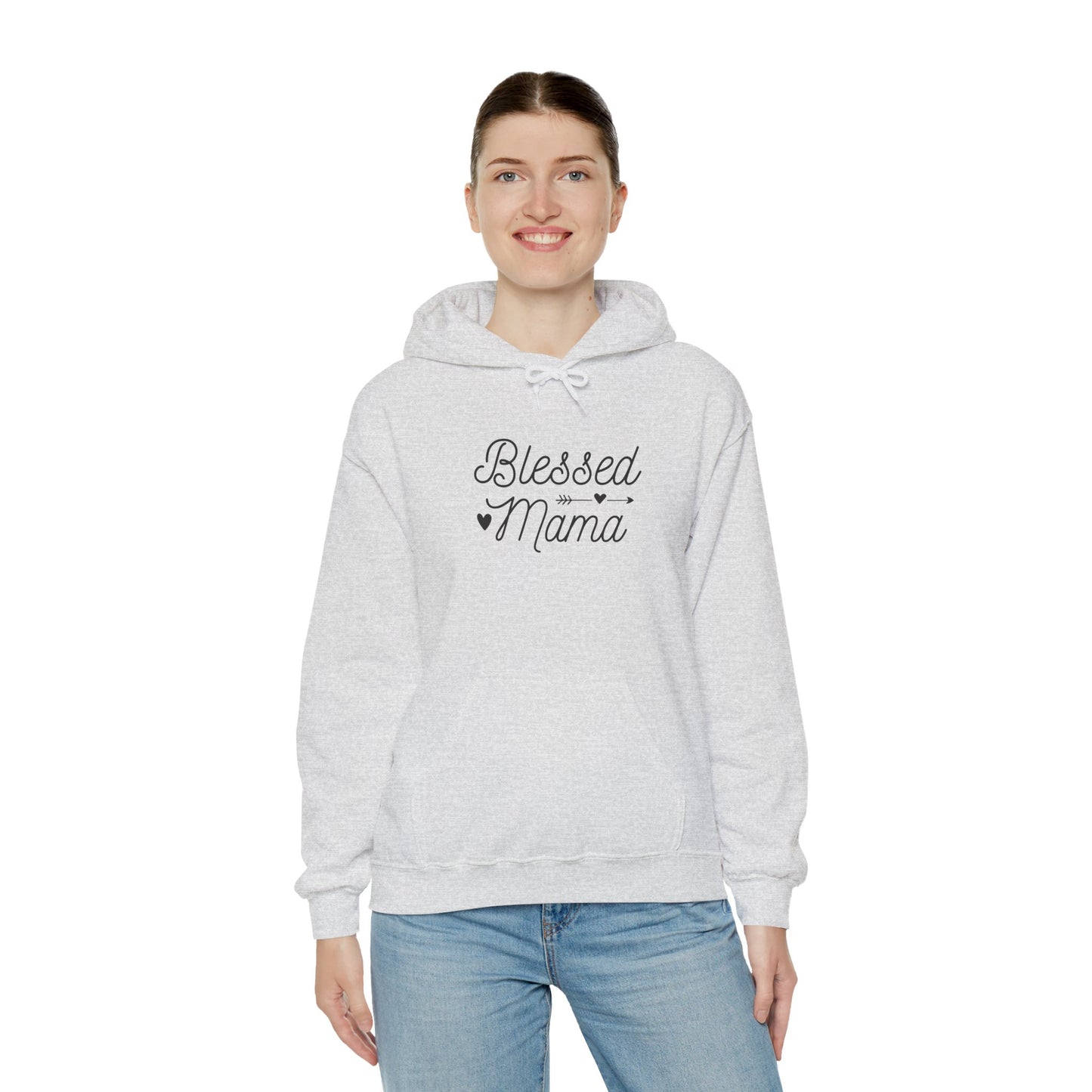 Unisex Hooded Sweatshirt- Blessed Mama