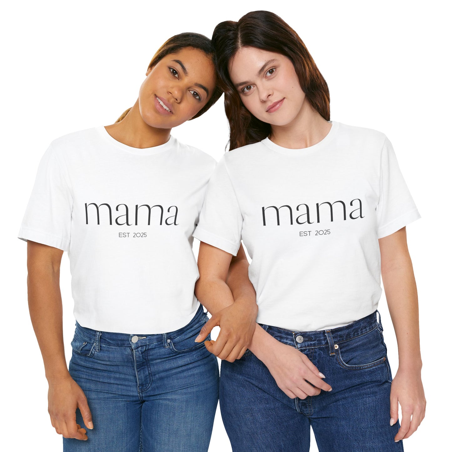 Unisex Jersey Short Sleeve Tee- Mama Est 2025