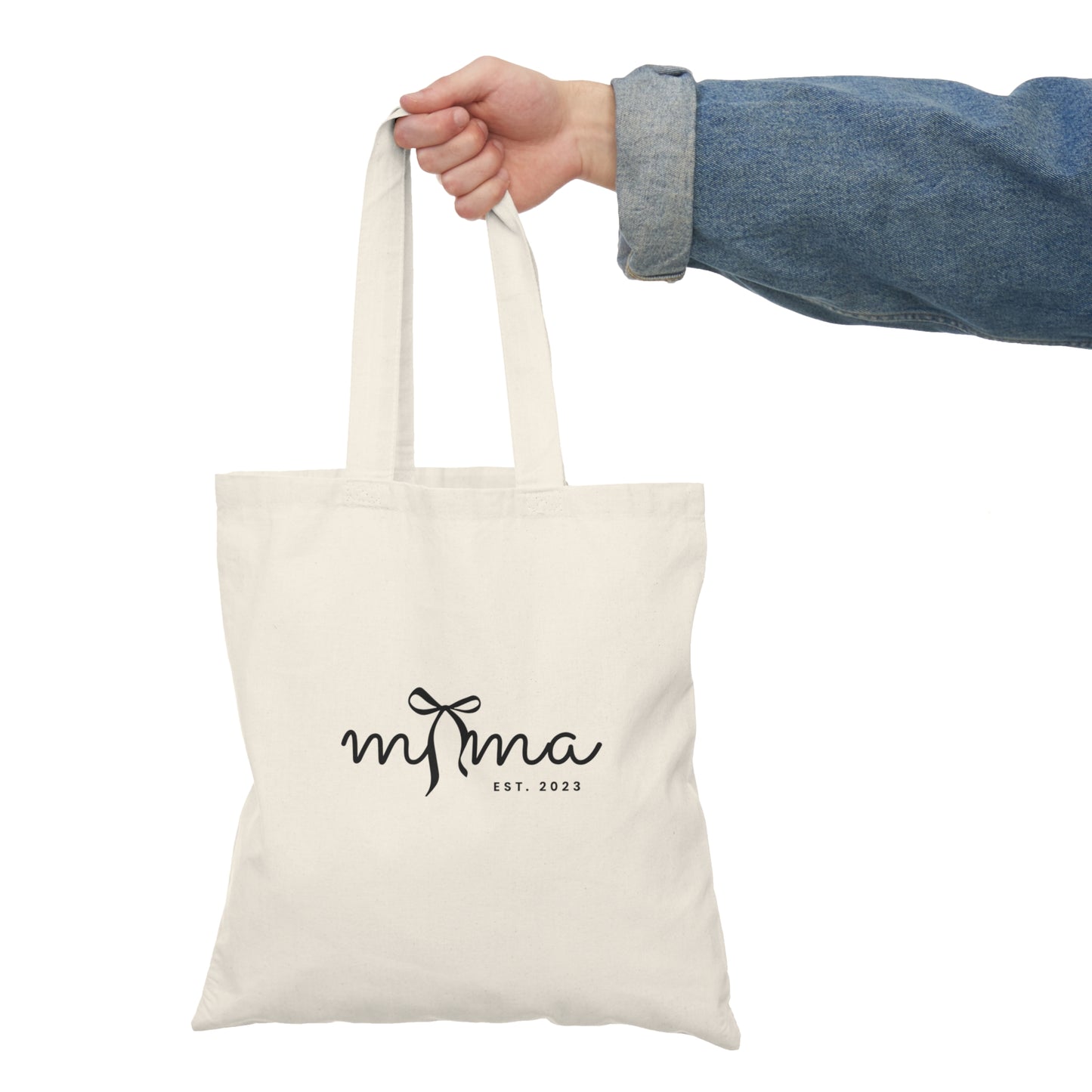 Natural Tote Bag - MAMA EST 2023