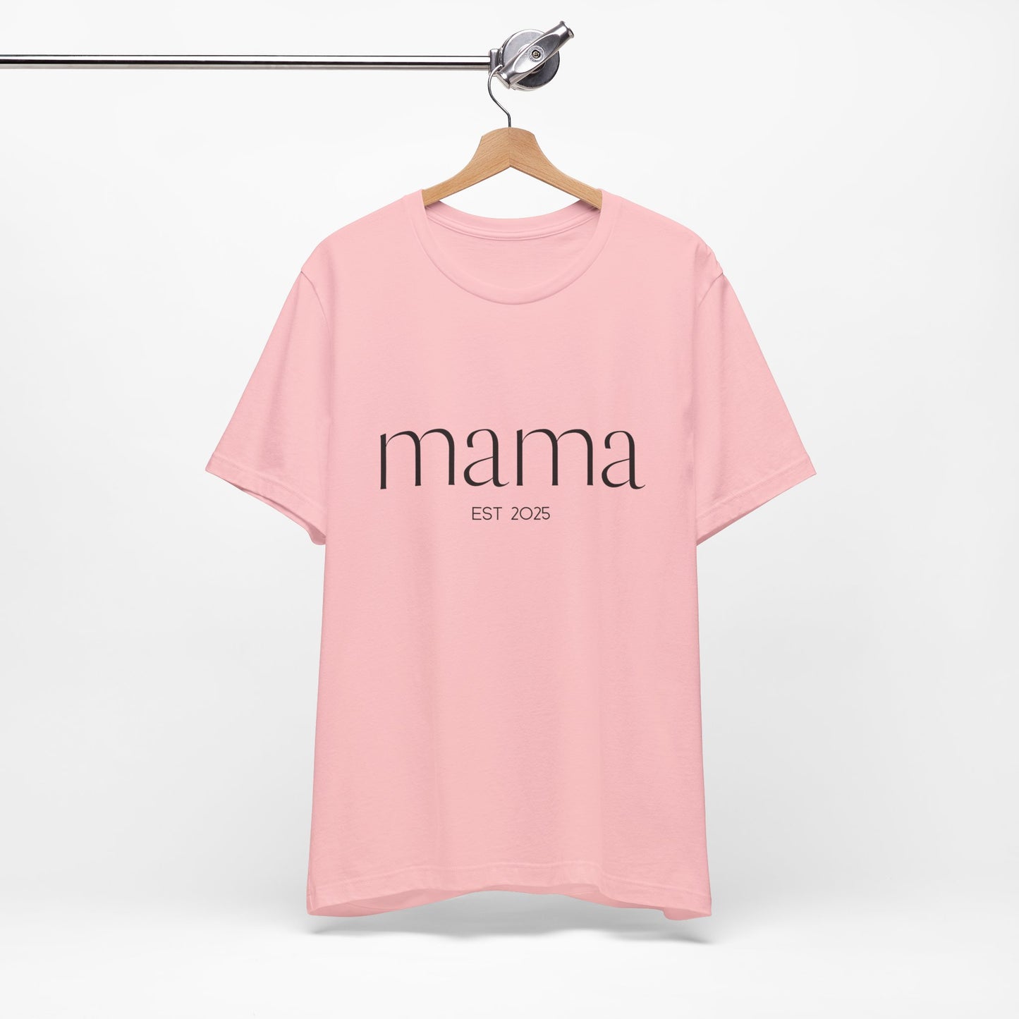 Unisex Jersey Short Sleeve Tee- Mama Est 2025