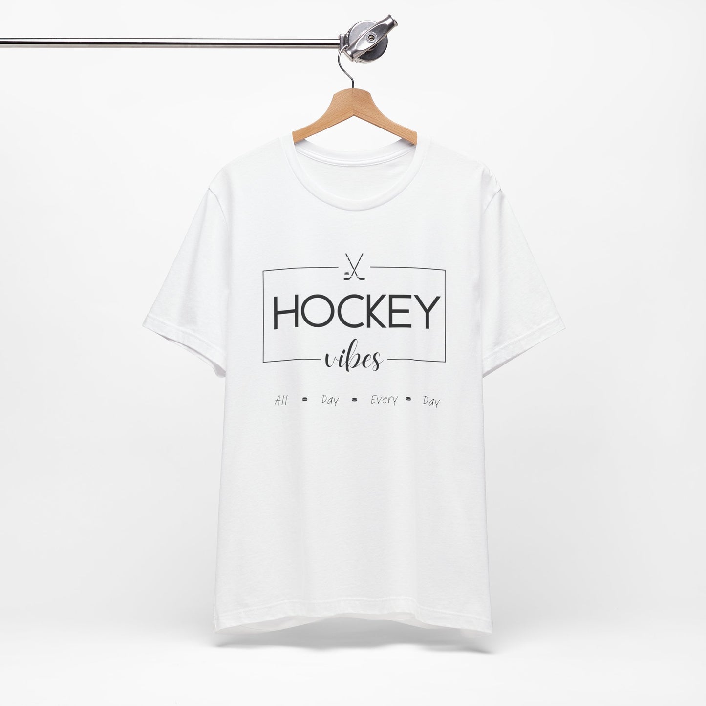 Unisex Jersey Short Sleeve Tee- Hockey Vibes