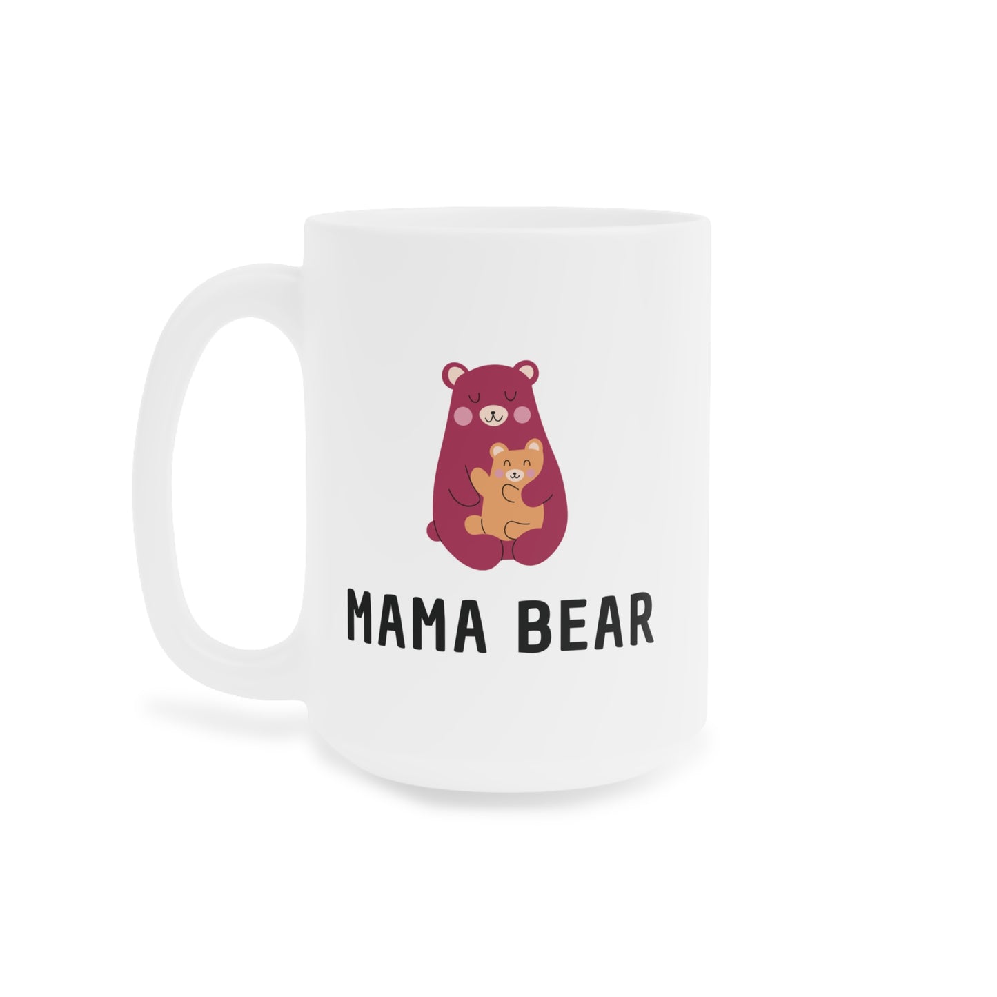 Ceramic Mug- Pink Mama Bear