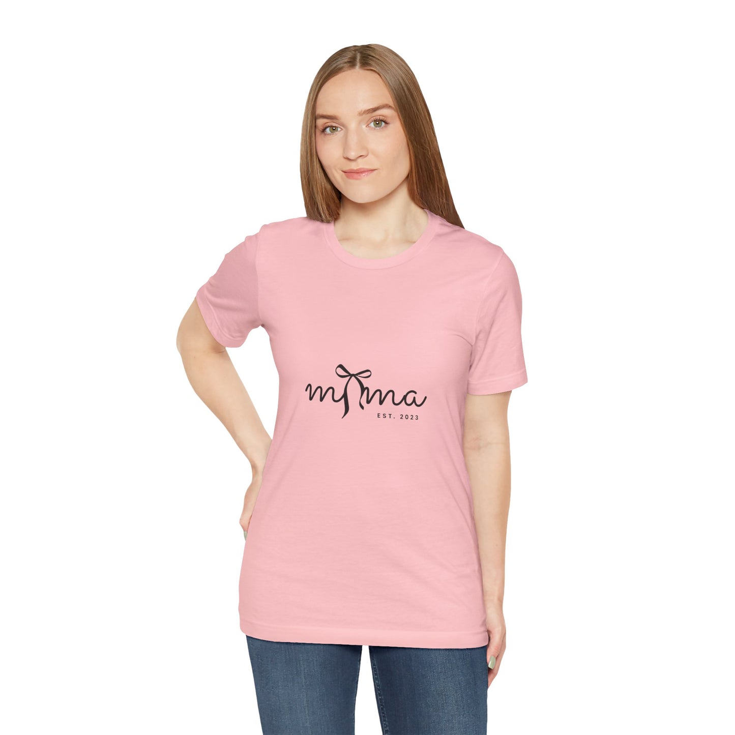 Unisex Jersey Short Sleeve Tee- MAMA EST 2023