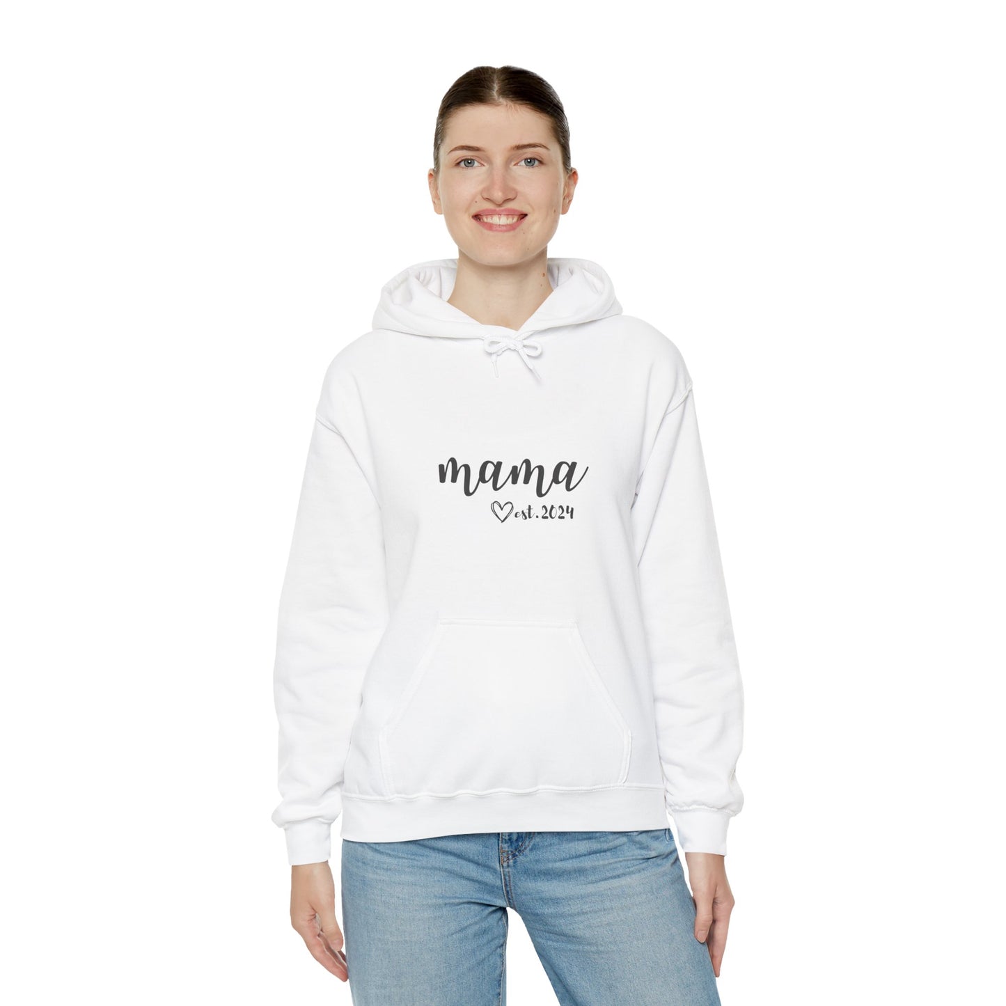 Unisex Hooded Sweatshirt- MAMA EST 2024