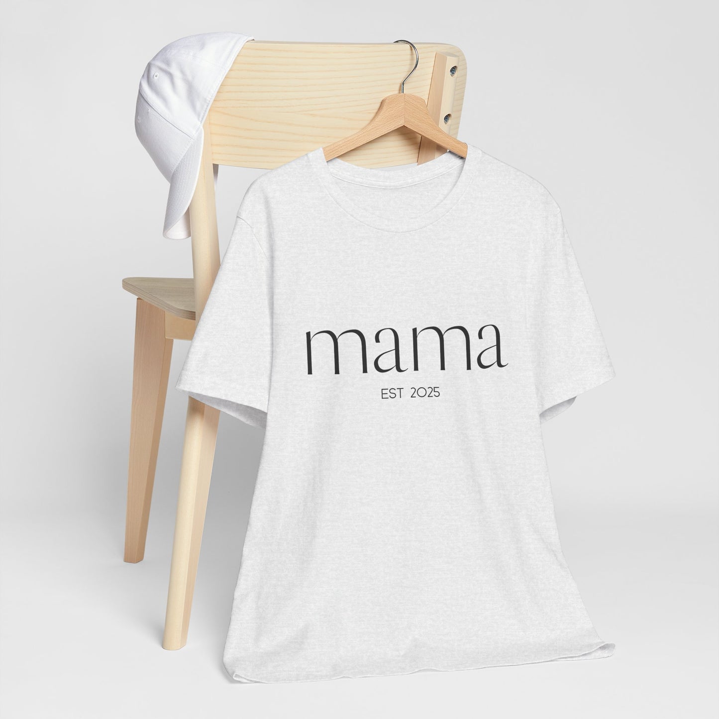 Unisex Jersey Short Sleeve Tee- Mama Est 2025
