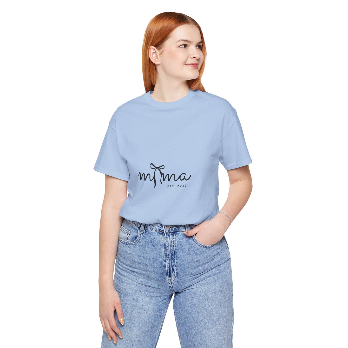 Unisex Jersey Short Sleeve Tee- MAMA EST 2023