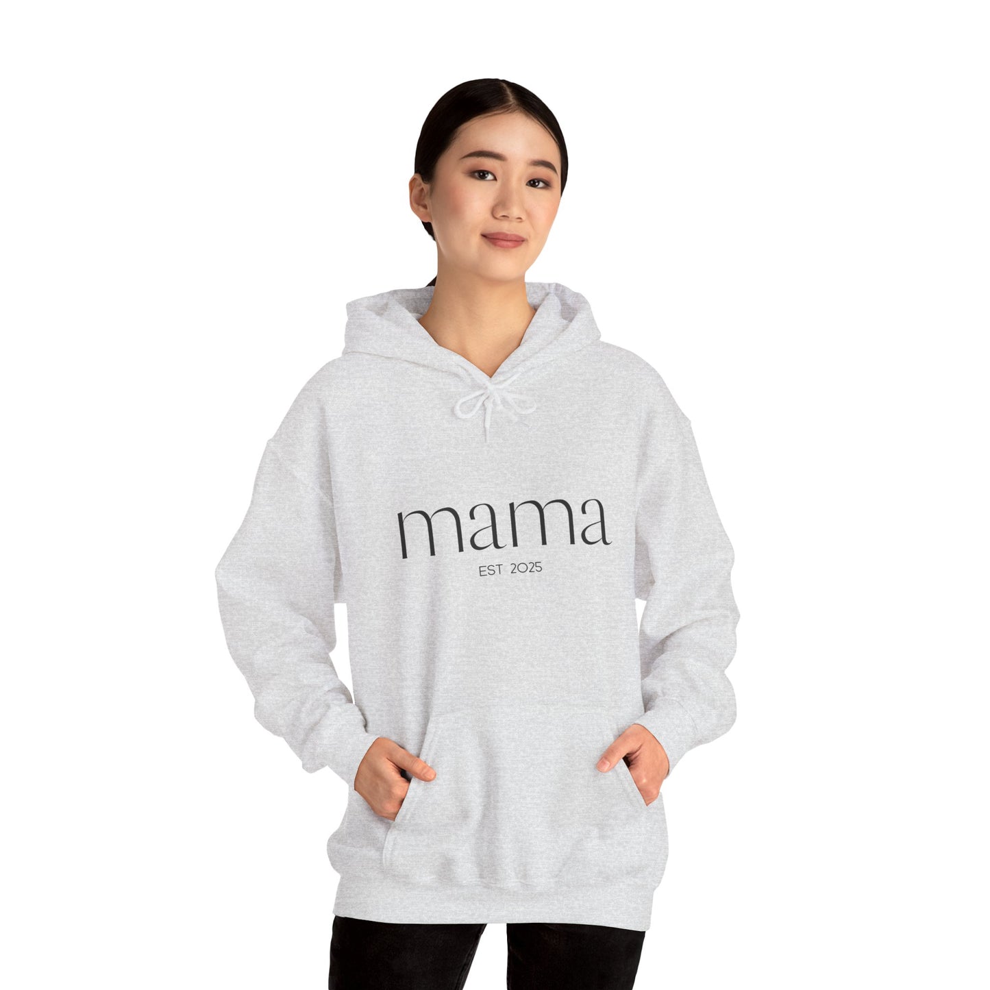 Unisex Hooded Sweatshirt- Mama Est 2025.