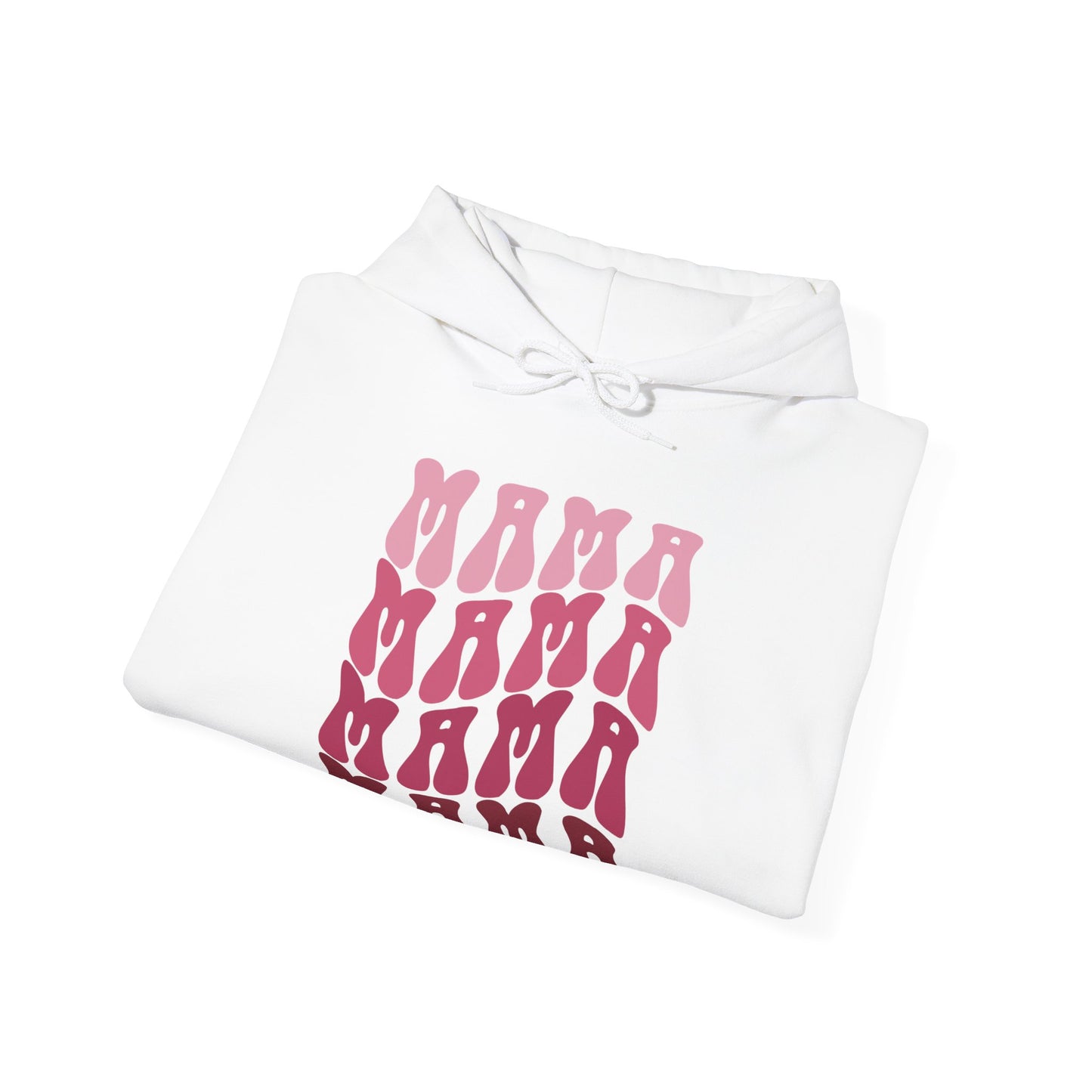 Unisex Hooded Sweatshirt- Mama print in pink