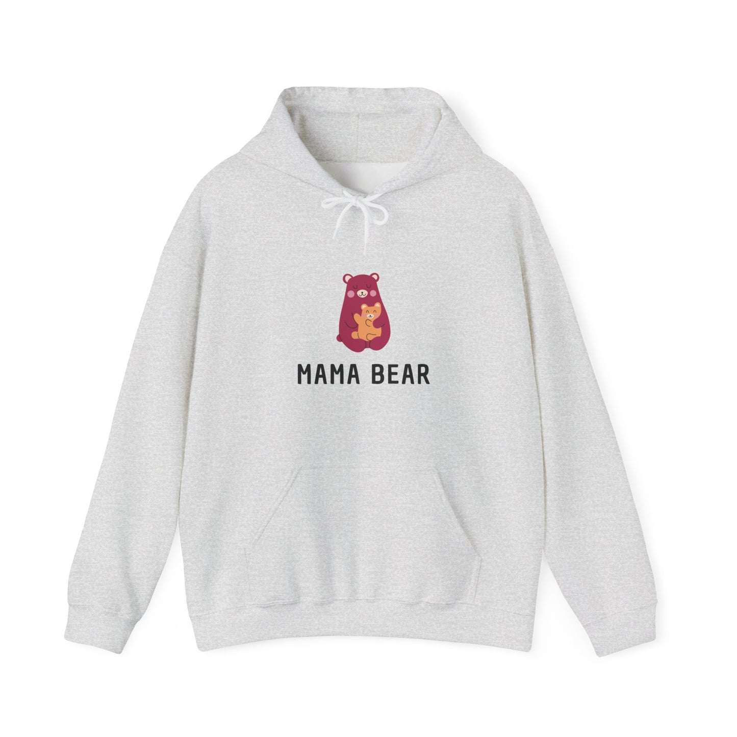 Unisex Hooded Sweatshirt- Pink Mama Bear