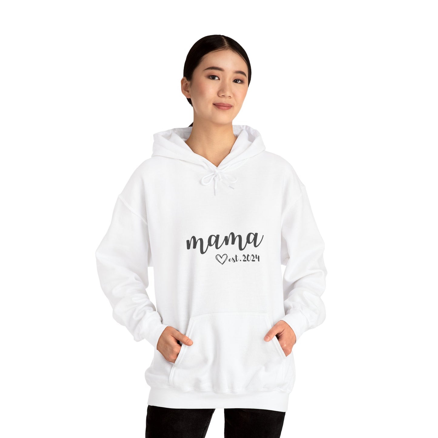 Unisex Hooded Sweatshirt- MAMA EST 2024
