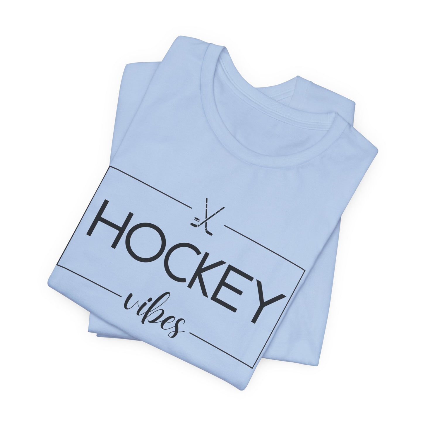 Unisex Jersey Short Sleeve Tee- Hockey Vibes