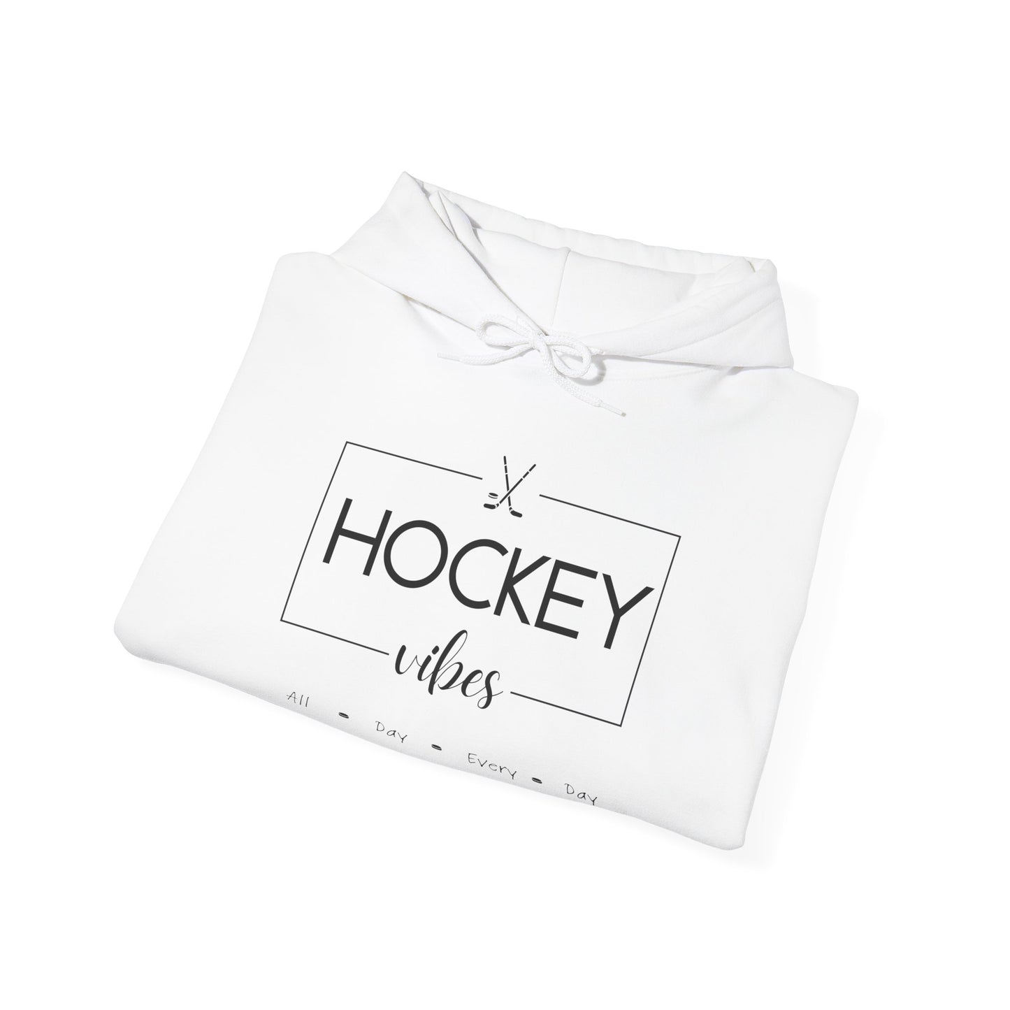 Unisex Hooded Sweatshirt-Hockey Vibes