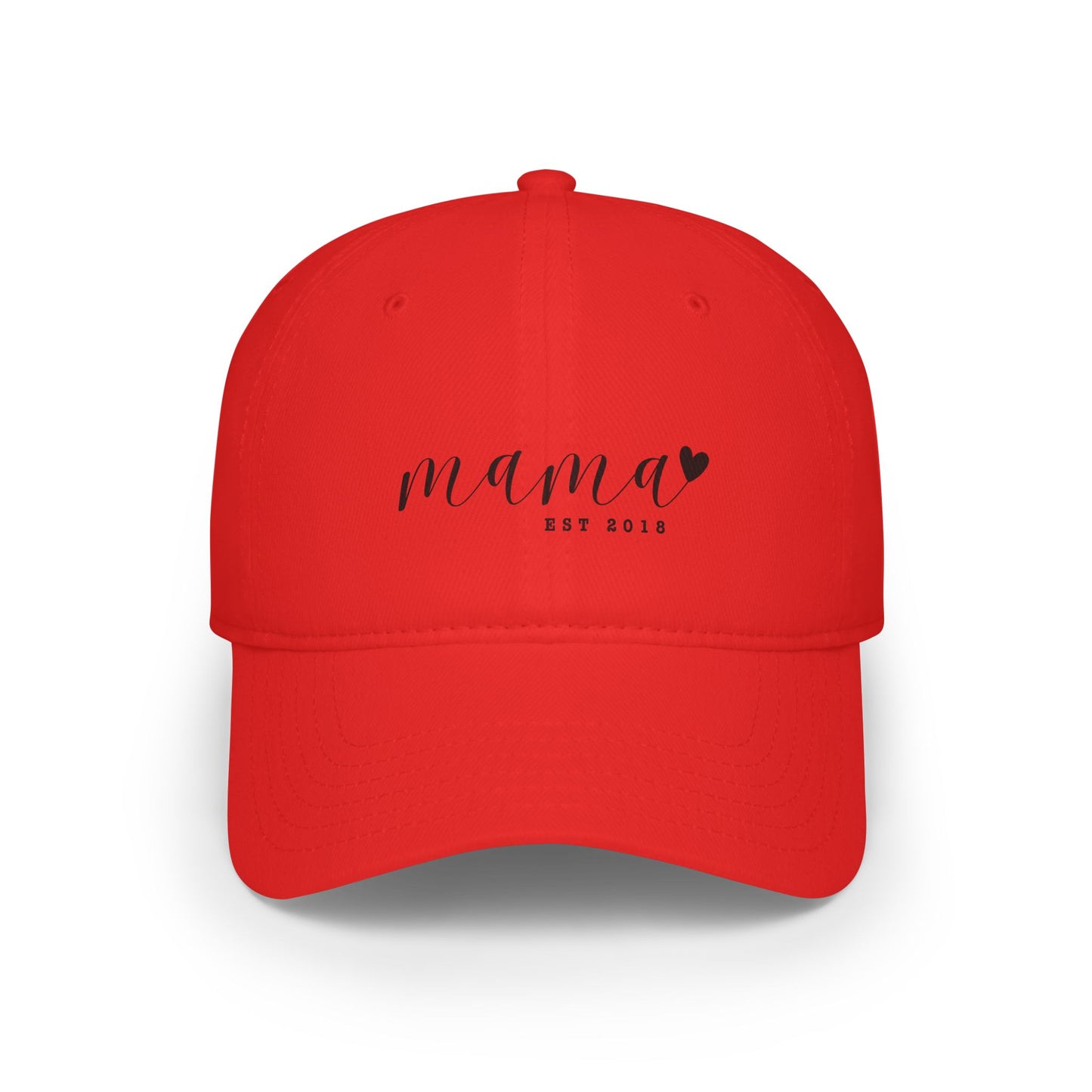 Low Profile Baseball Cap- MAMA EST 2018
