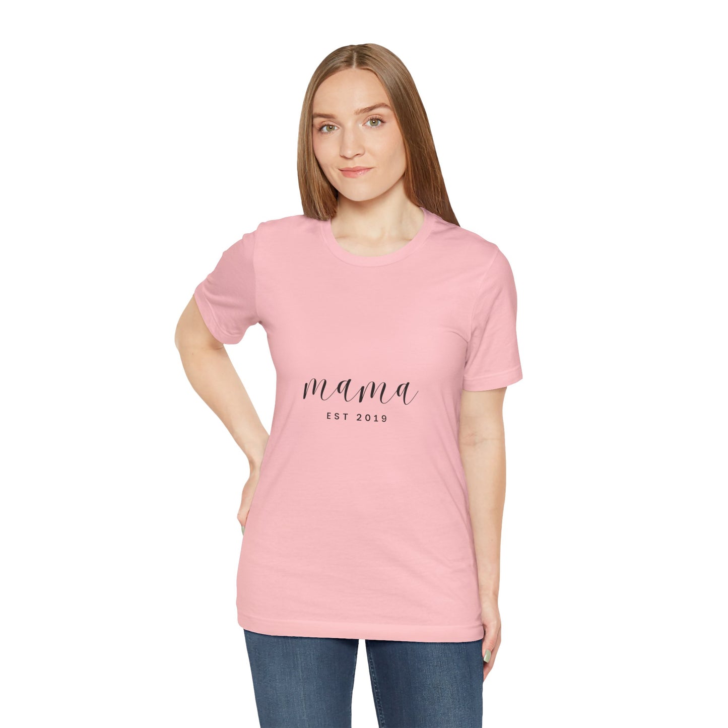 Unisex Jersey Short Sleeve Tee- MAMA EST 2019