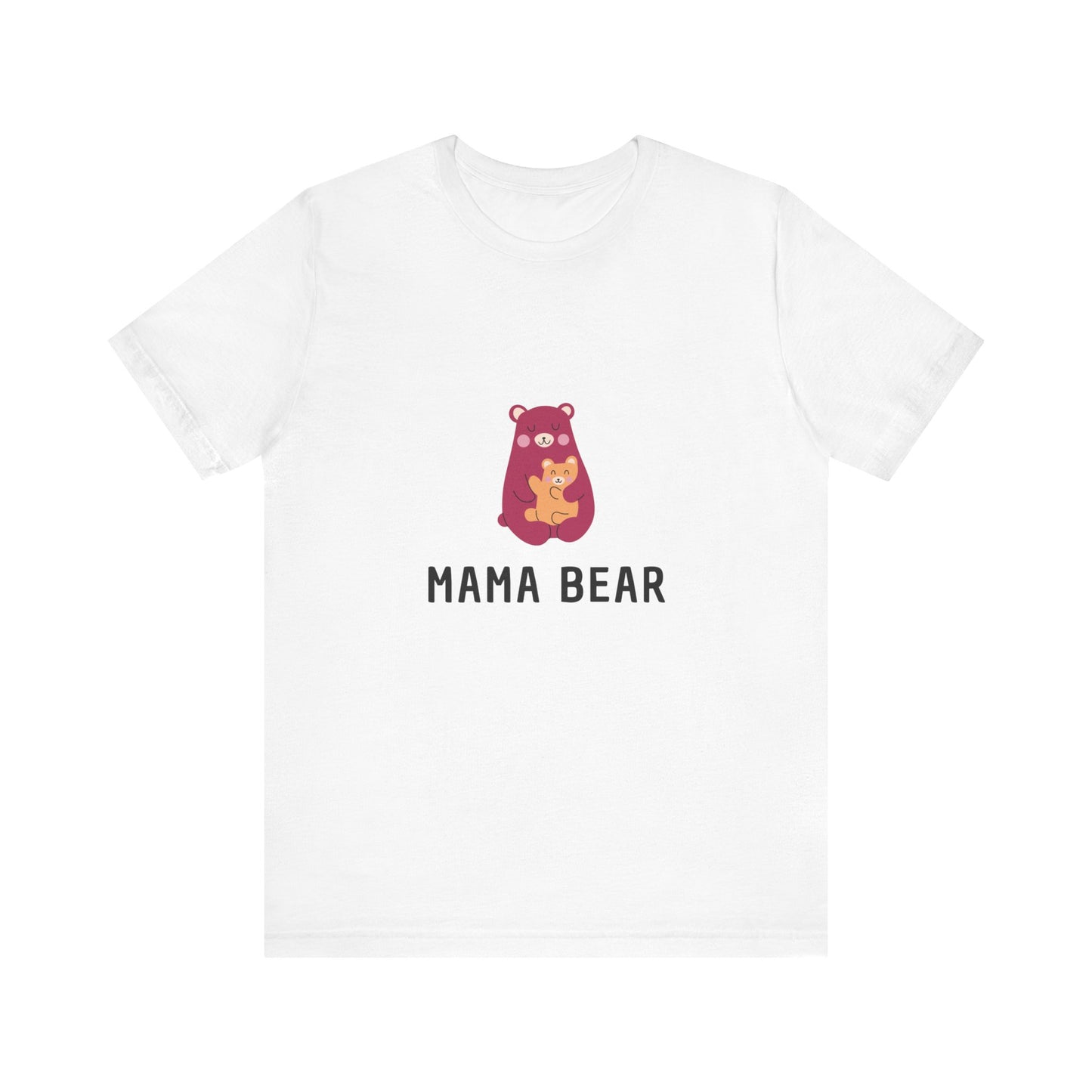 Unisex Jersey Short Sleeve Tee- Pink Mama Bear