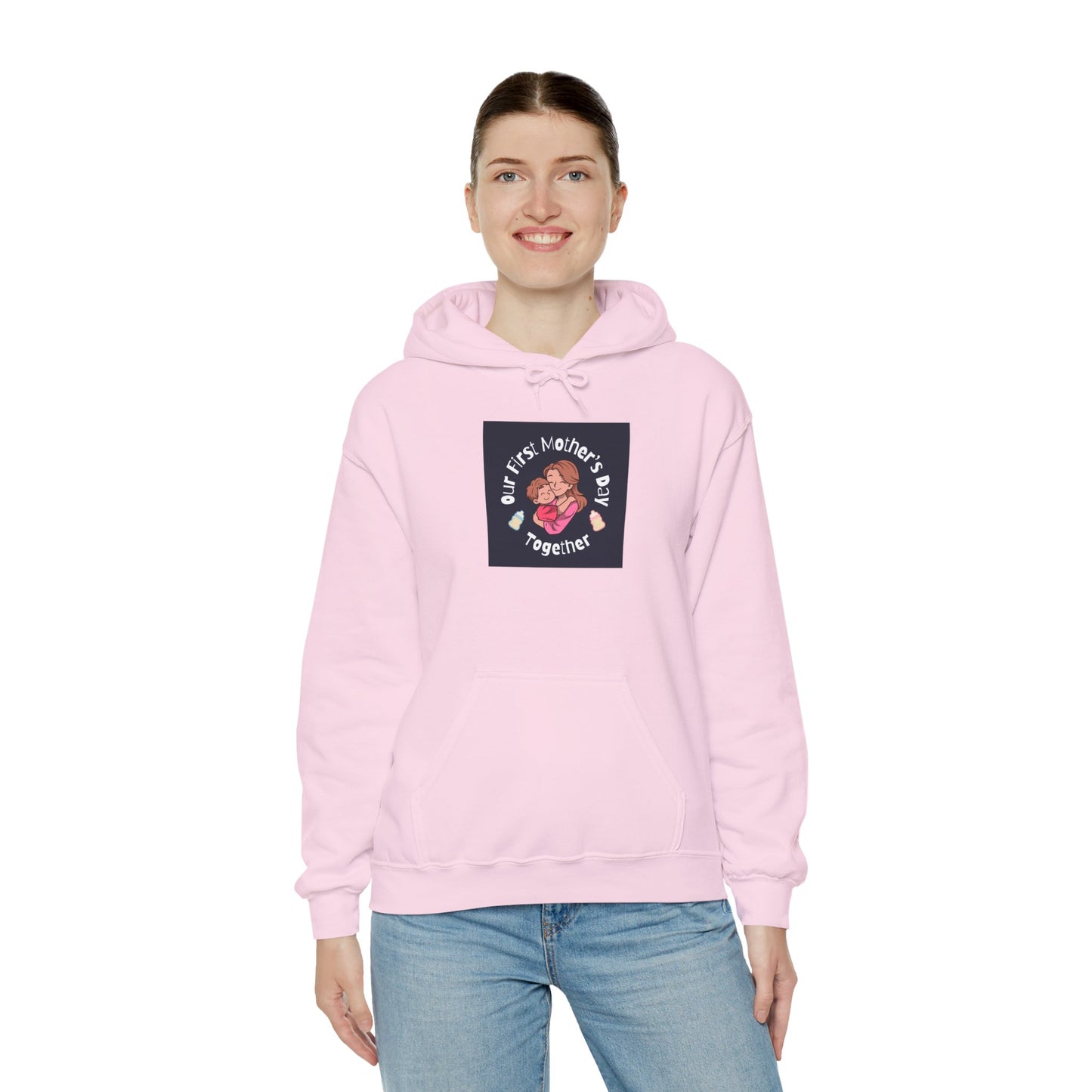 Unisex Hooded Sweatshirt- Our First Mother's Day Together