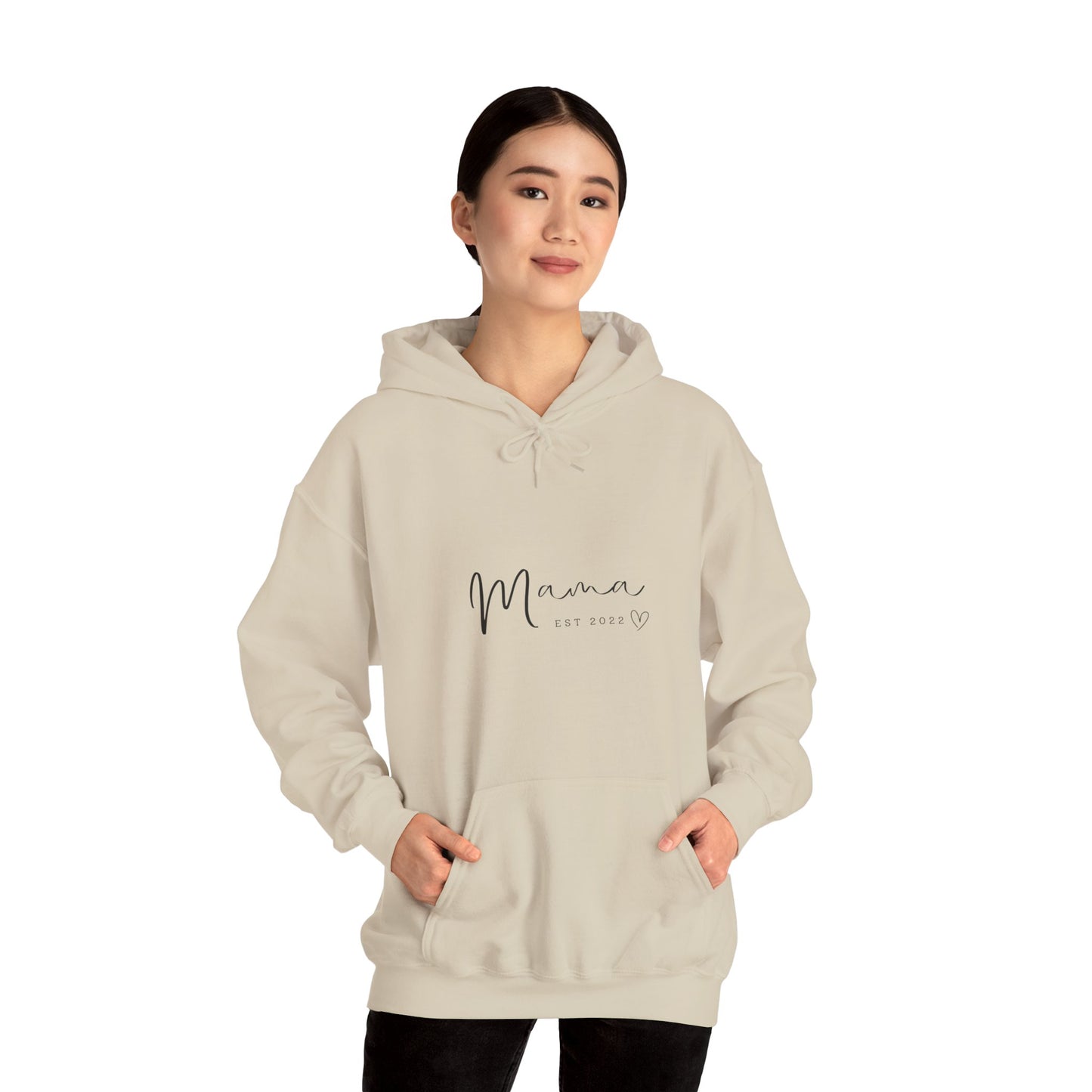 Unisex Hooded Sweatshirt- MAMA EST 2022