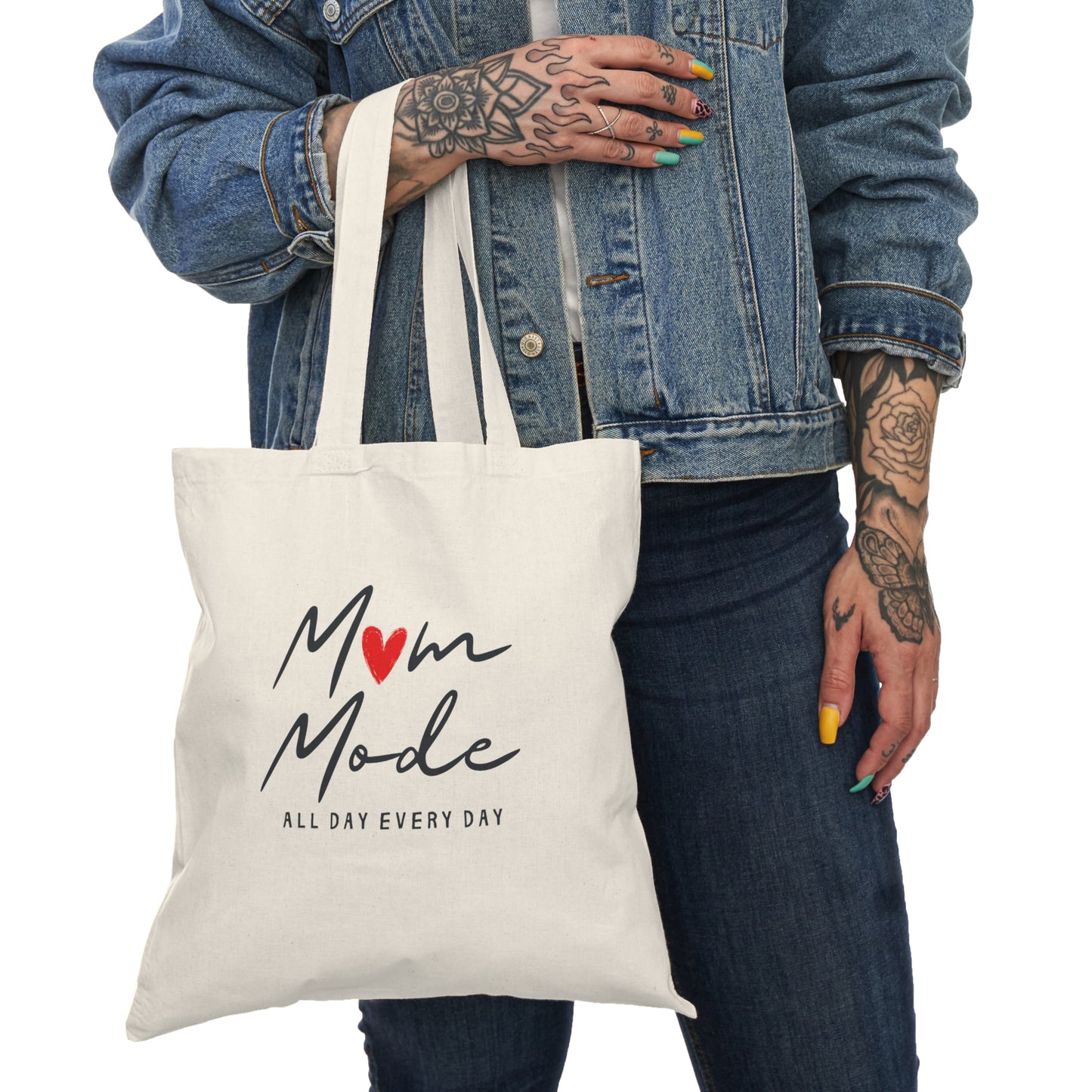 Natural Tote Bag - Mom Mode