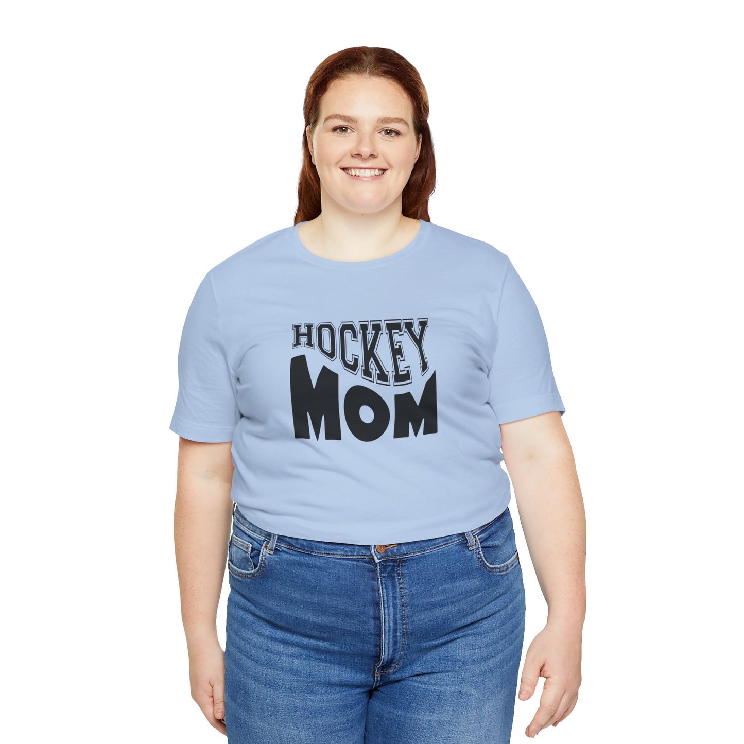 Unisex Jersey Short Sleeve Tee- HOCKEY MOM