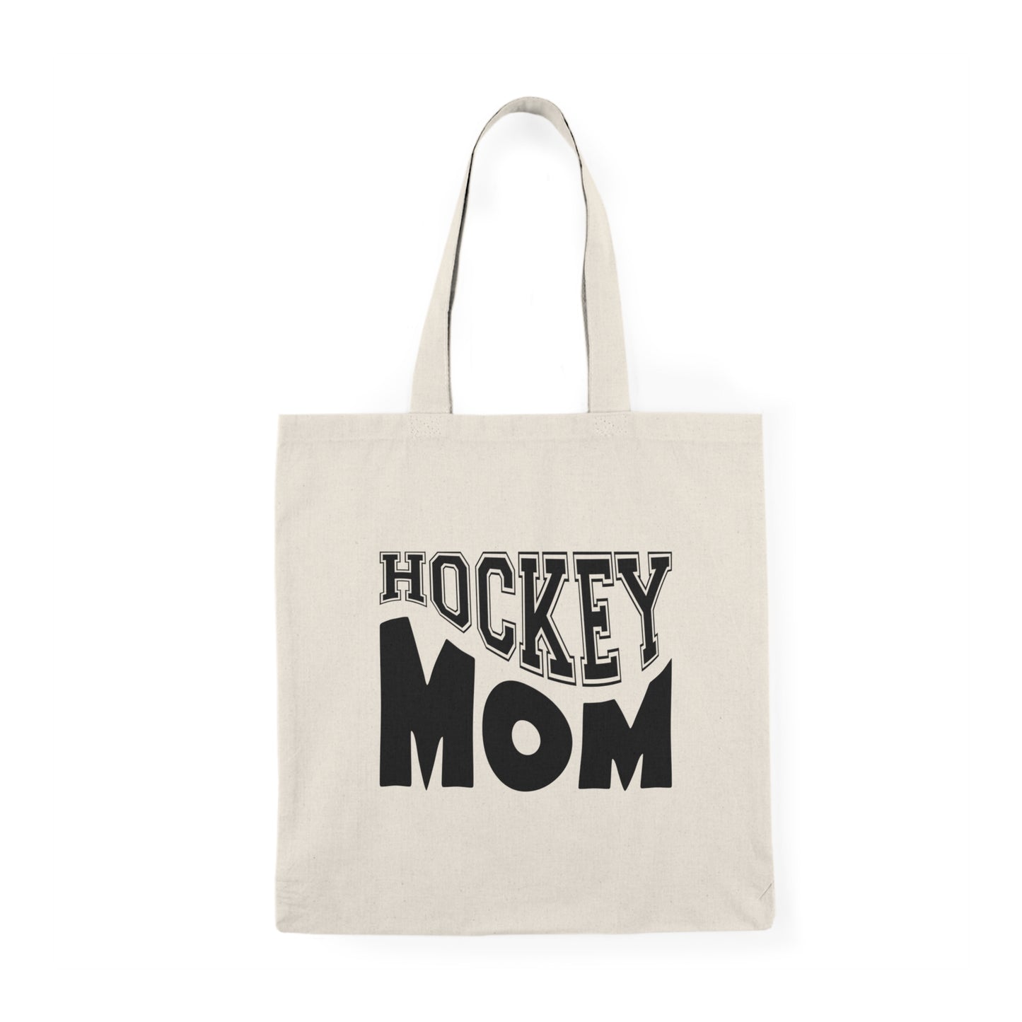 Natural Tote Bag - HOCKEY MOM