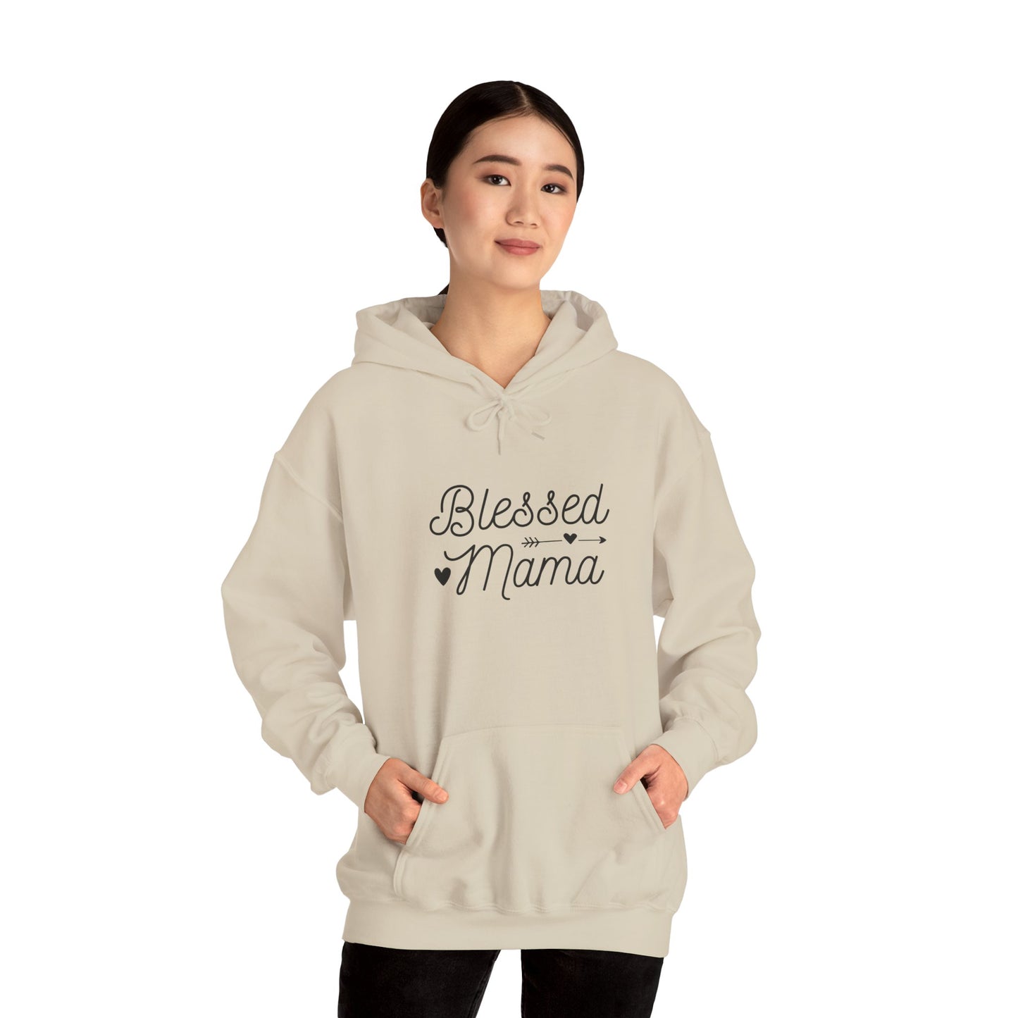 Unisex Hooded Sweatshirt- Blessed Mama