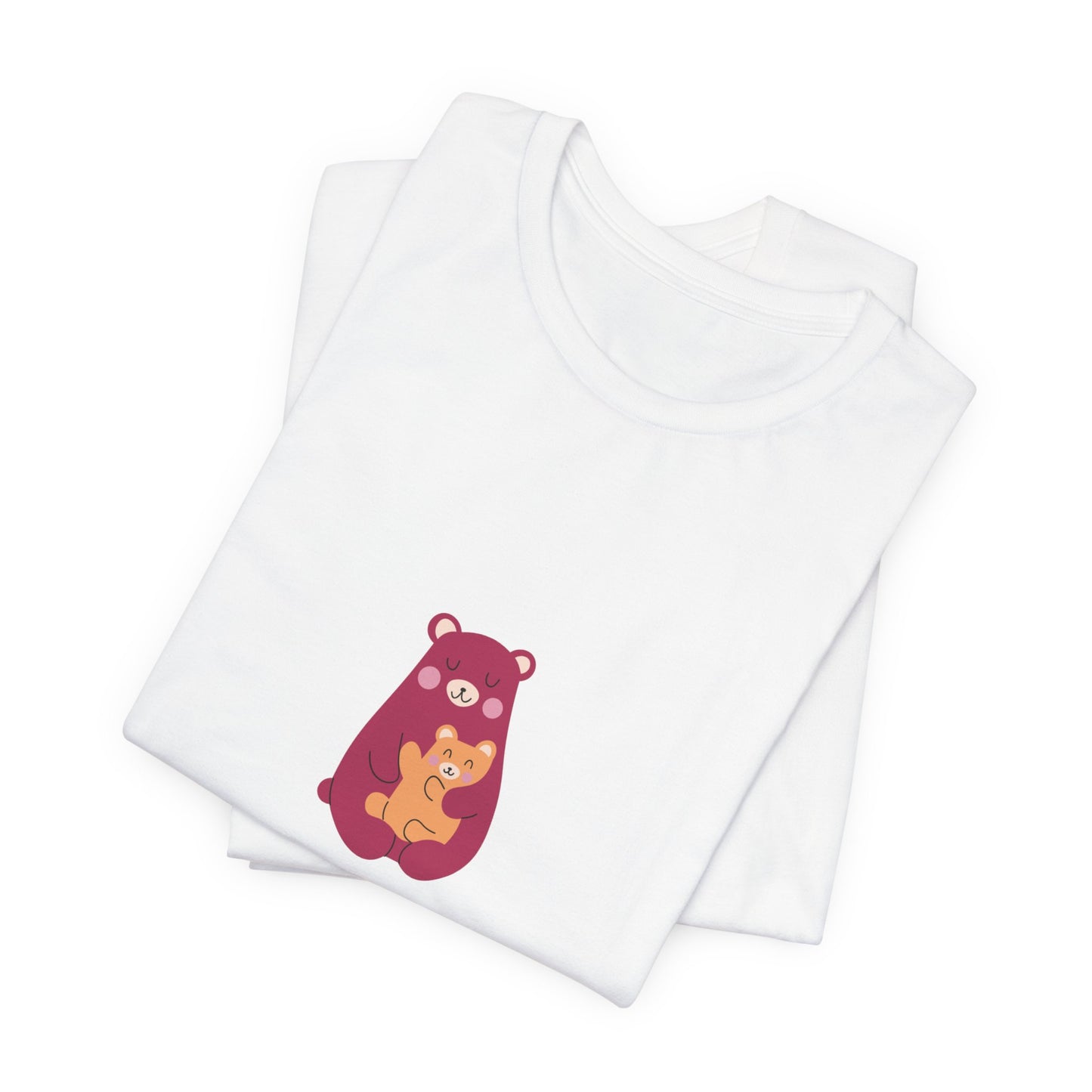 Unisex Jersey Short Sleeve Tee- Pink Mama Bear