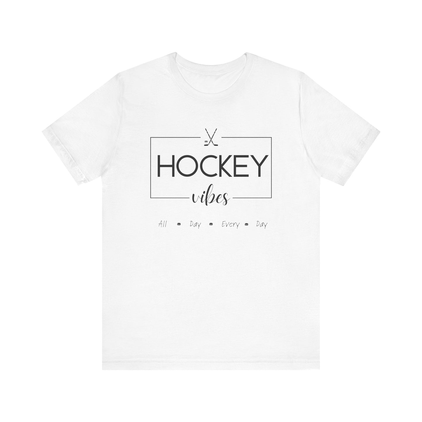 Unisex Jersey Short Sleeve Tee- Hockey Vibes