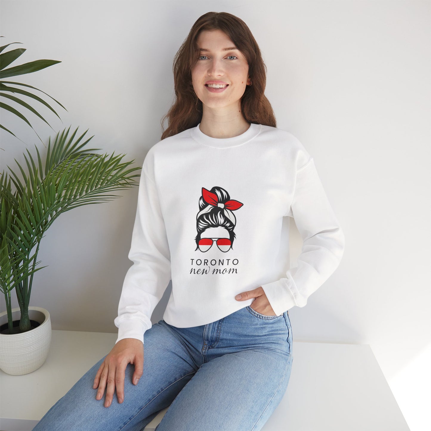 Unisex Sweatshirt- Toronto New Mom Print