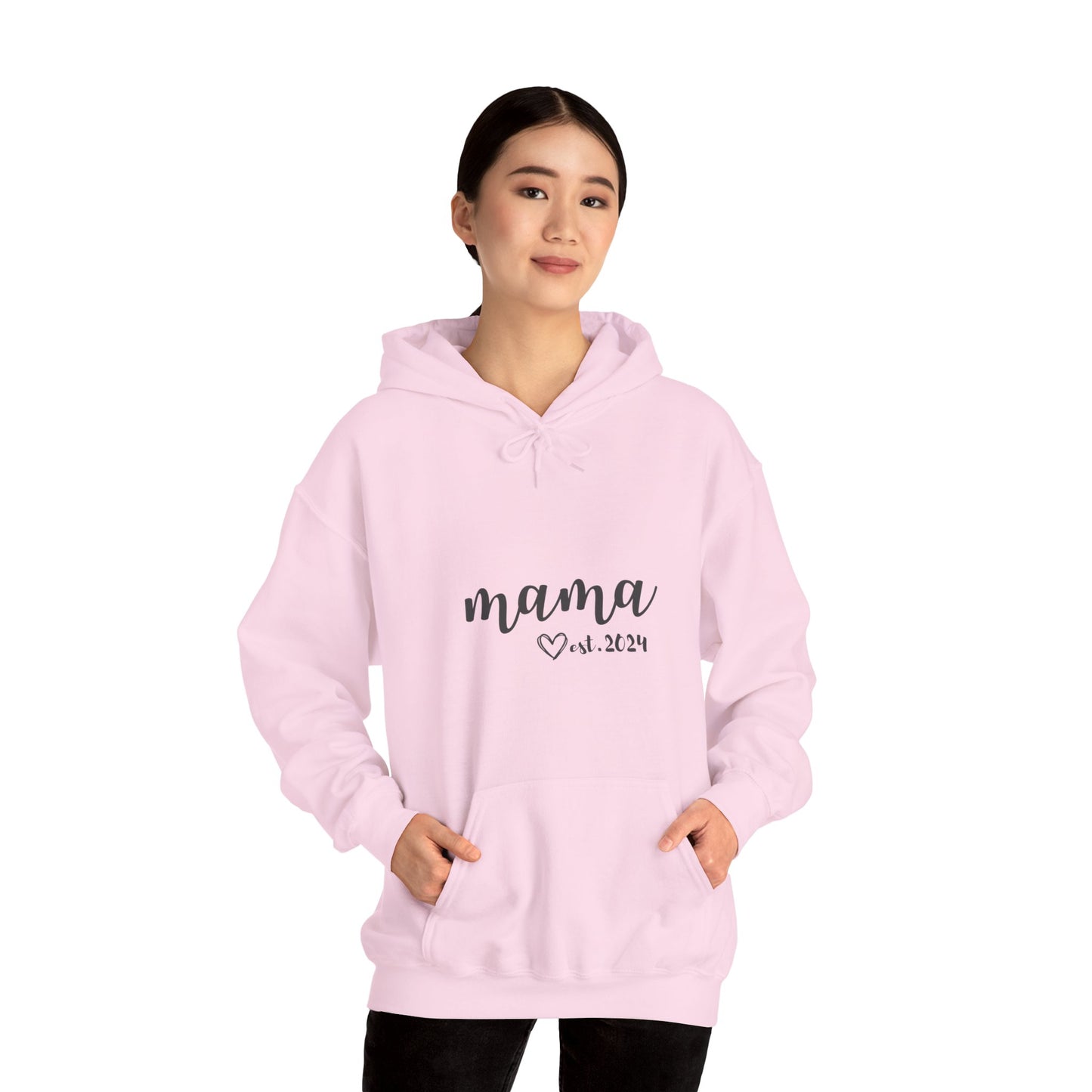 Unisex Hooded Sweatshirt- MAMA EST 2024