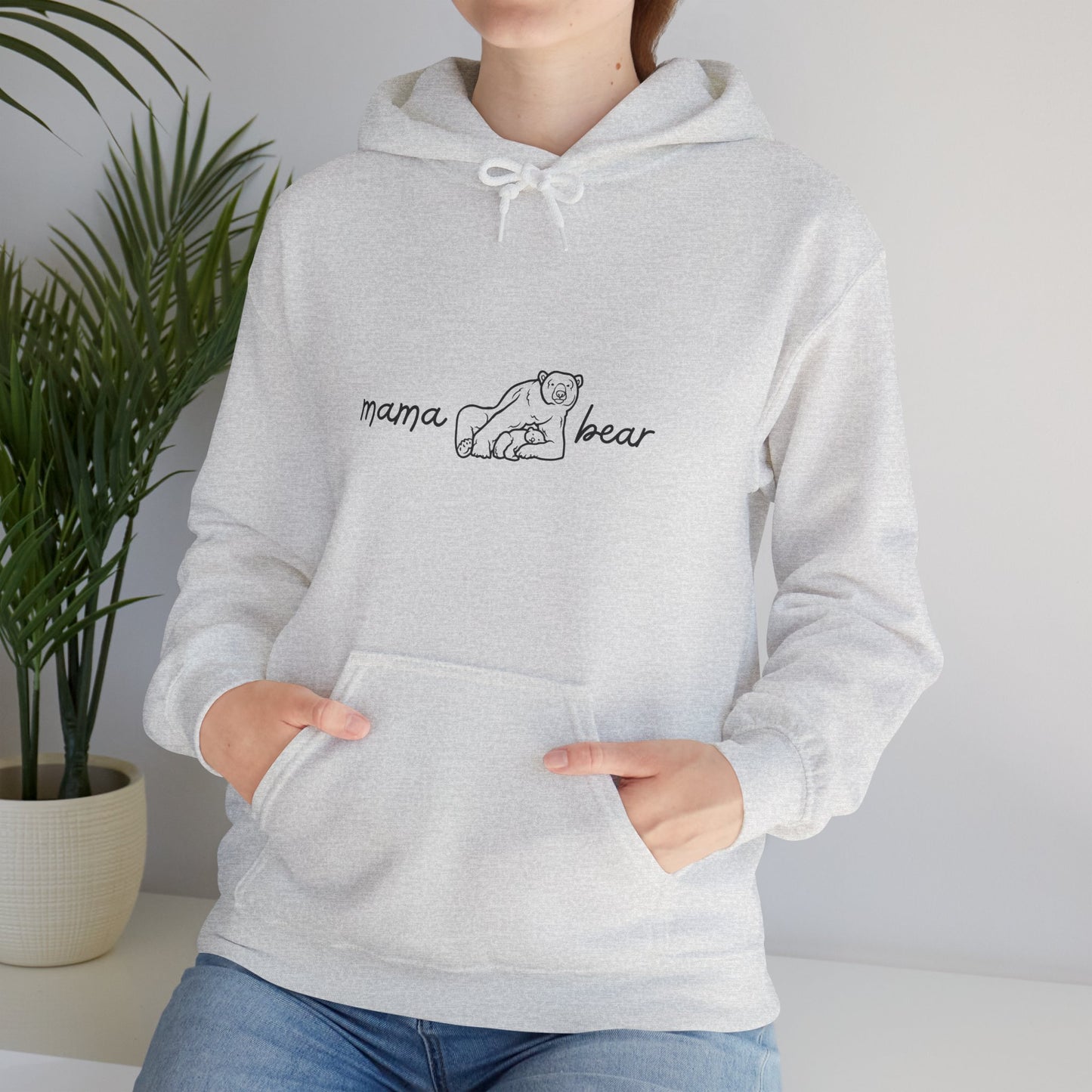 Unisex Hooded Sweatshirt- Mama Bear