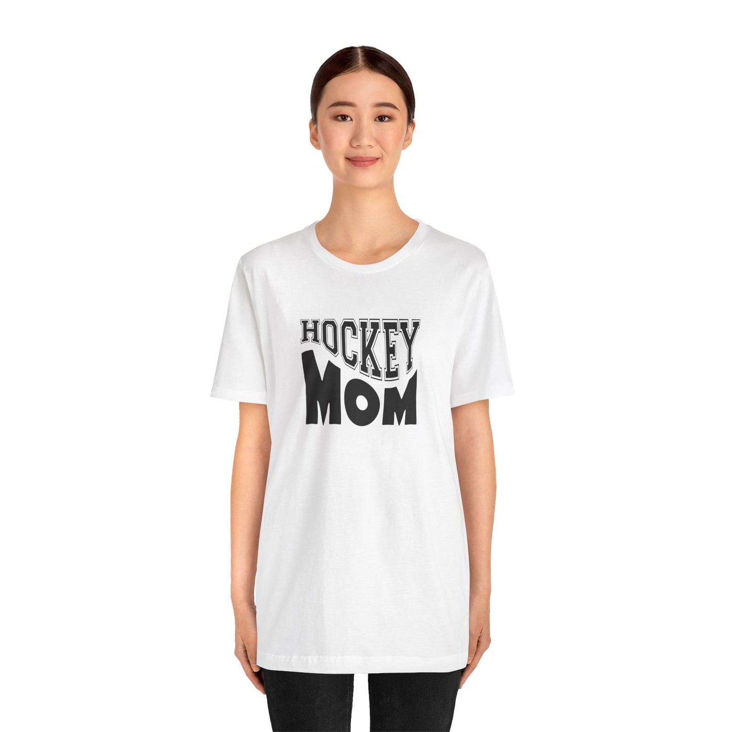 Unisex Jersey Short Sleeve Tee- HOCKEY MOM