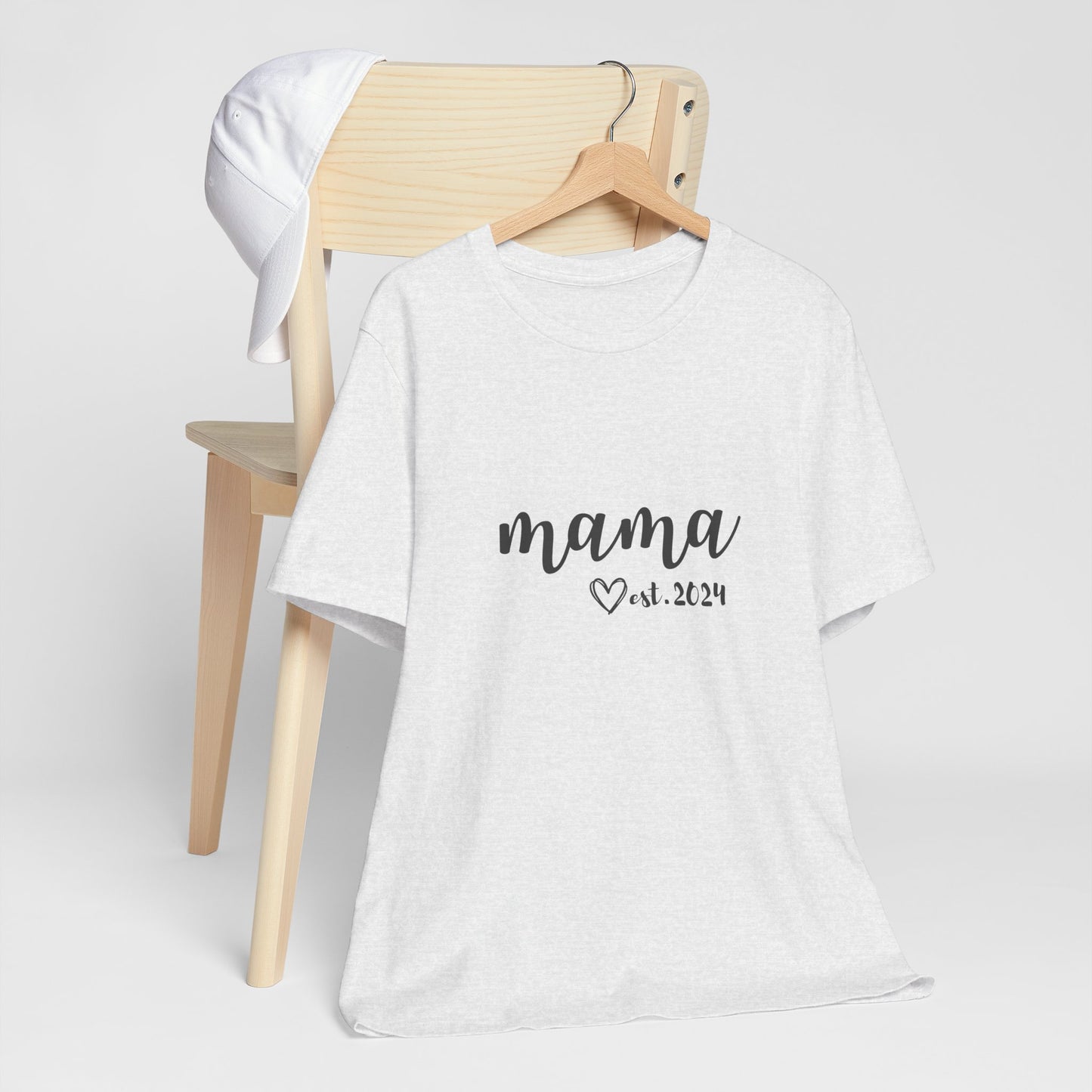 Unisex Jersey Short Sleeve Tee- MAMA EST 2024
