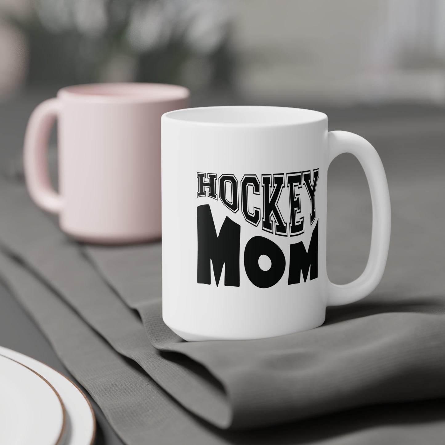 Ceramic Mug- HOCKEY MOM