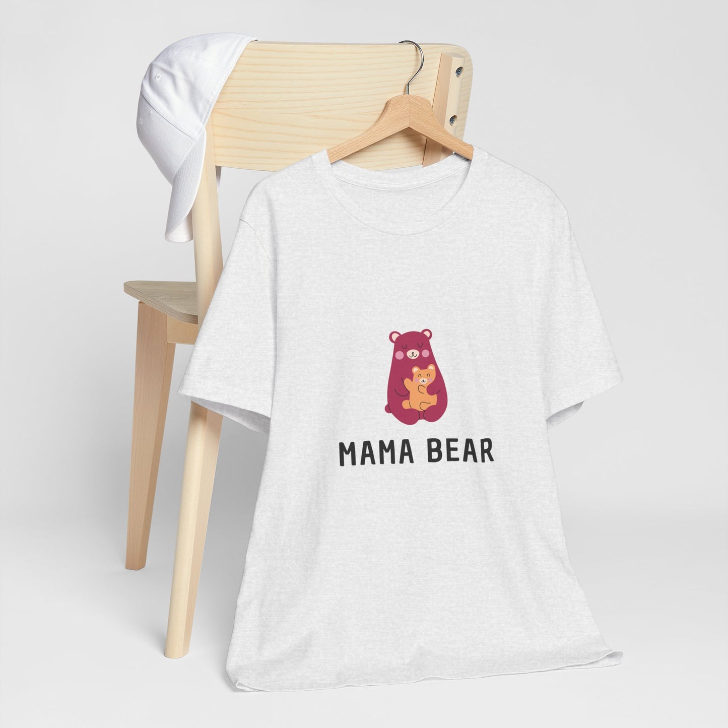 Unisex Jersey Short Sleeve Tee- Pink Mama Bear