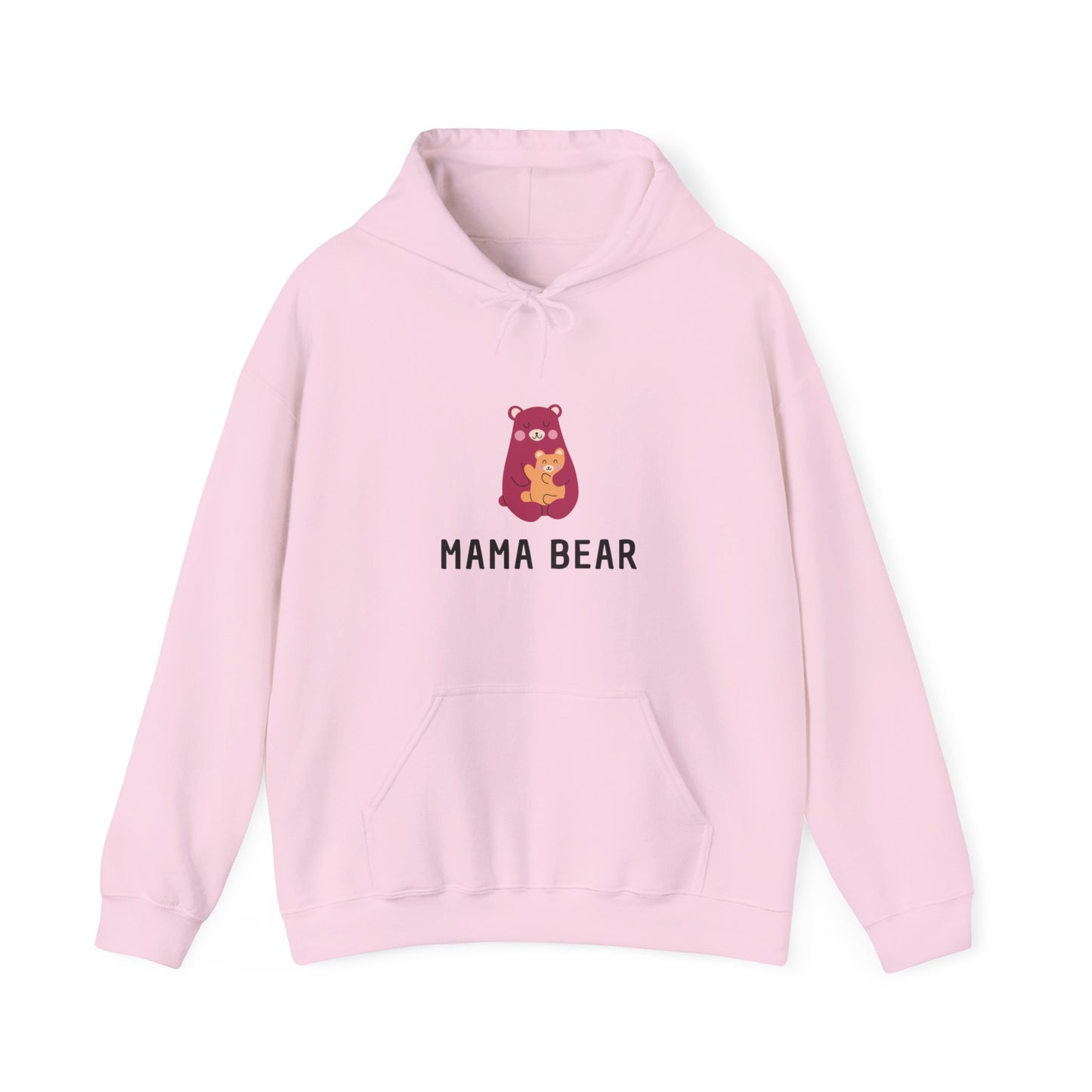 Unisex Hooded Sweatshirt- Pink Mama Bear