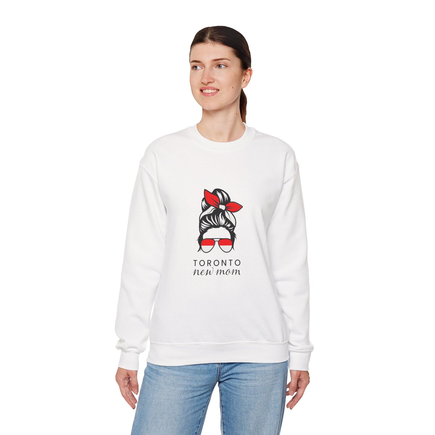 Unisex Sweatshirt- Toronto New Mom Print