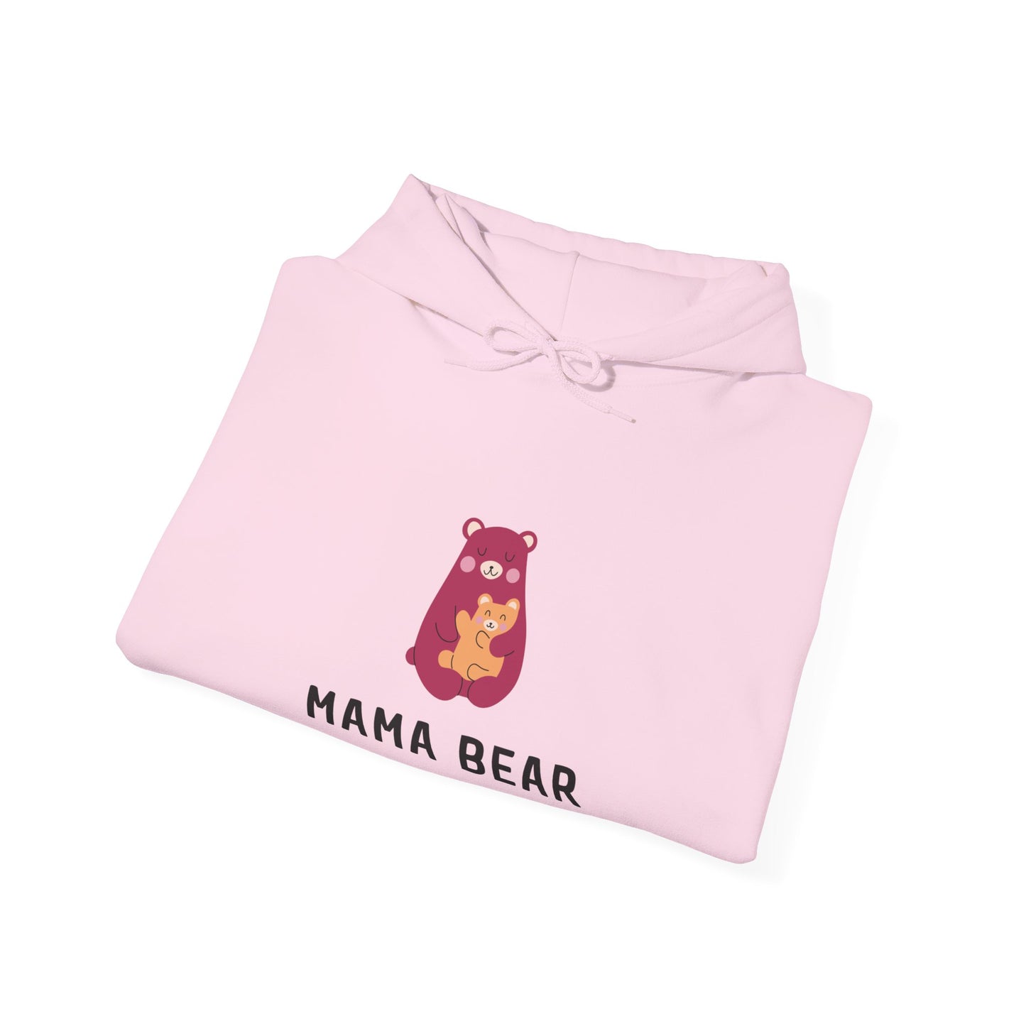 Unisex Hooded Sweatshirt- Pink Mama Bear
