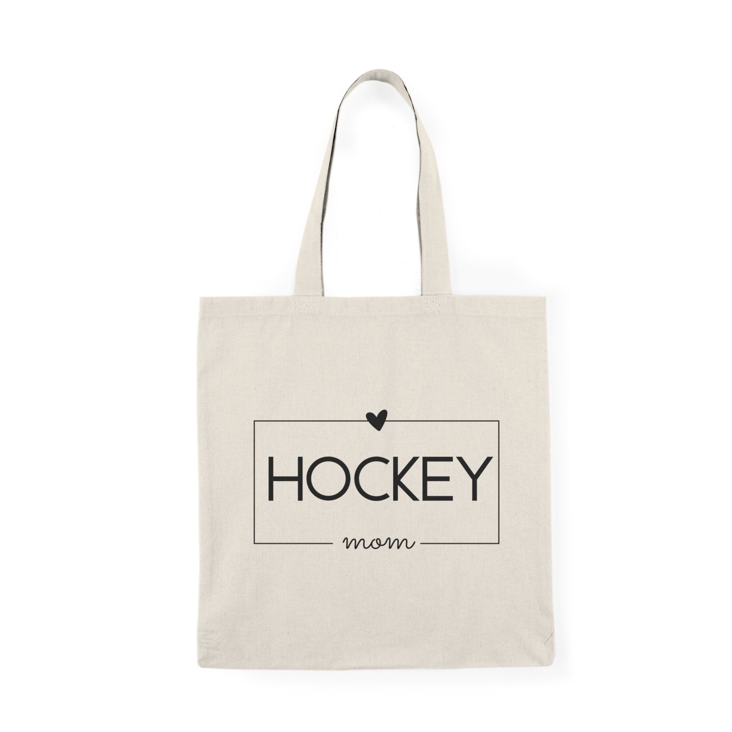 Natural Tote Bag - Hockey Mom
