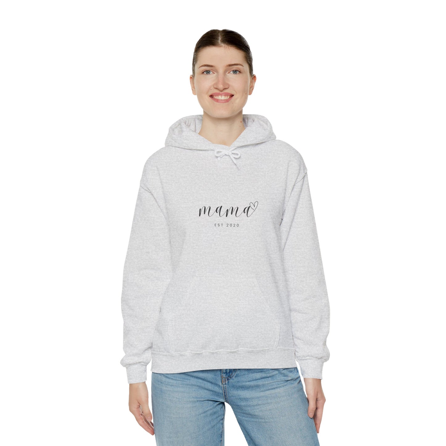 Unisex Hooded Sweatshirt- MAMA EST 2020