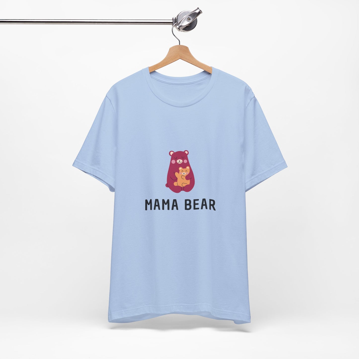 Unisex Jersey Short Sleeve Tee- Pink Mama Bear